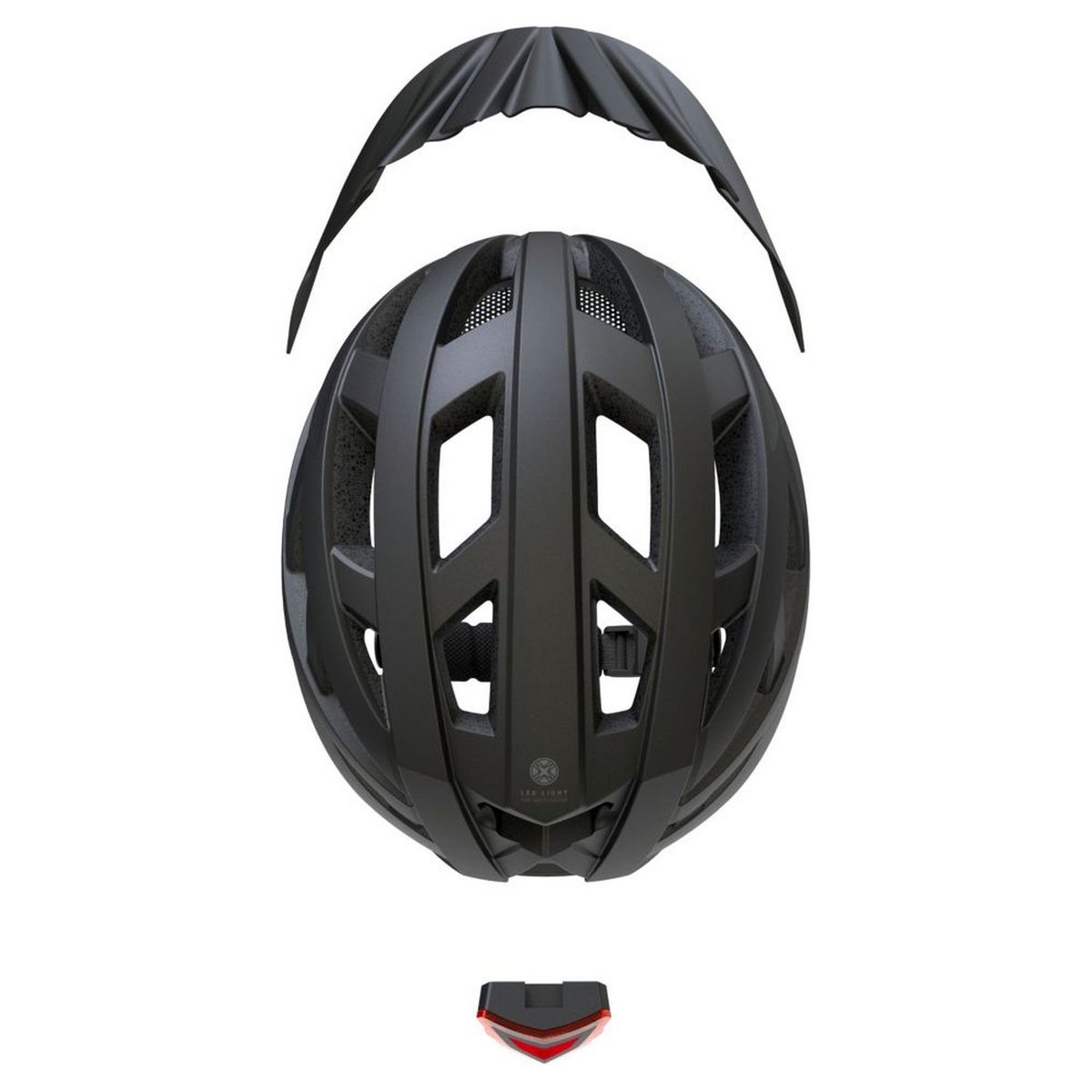 XIAOMI Casque de protection avec éclairage arrière LED - Taille L - Noir