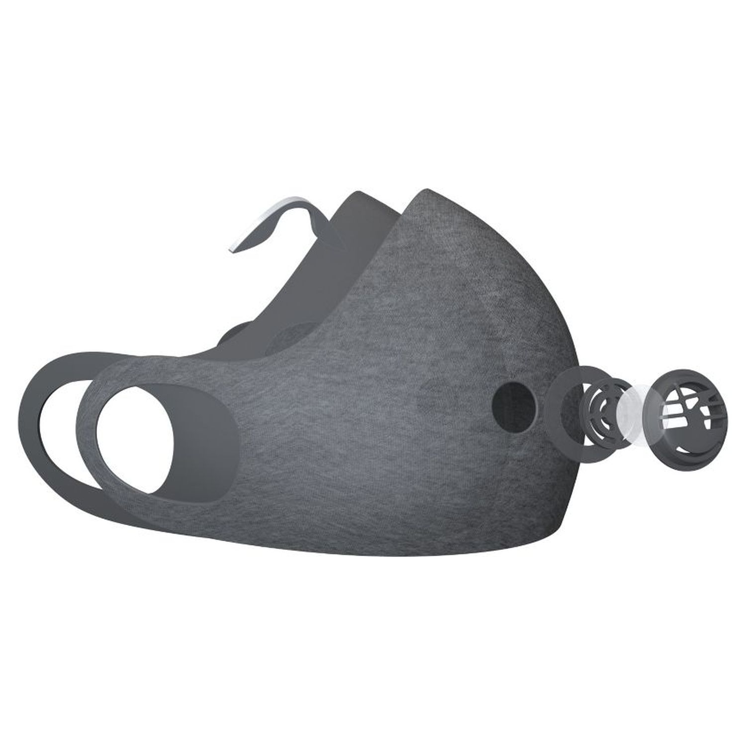 Voir la diapositive 2 : XIAOMI Masque anti pollution Urban Air Mask + 1 filtre jetable - Taille adulte