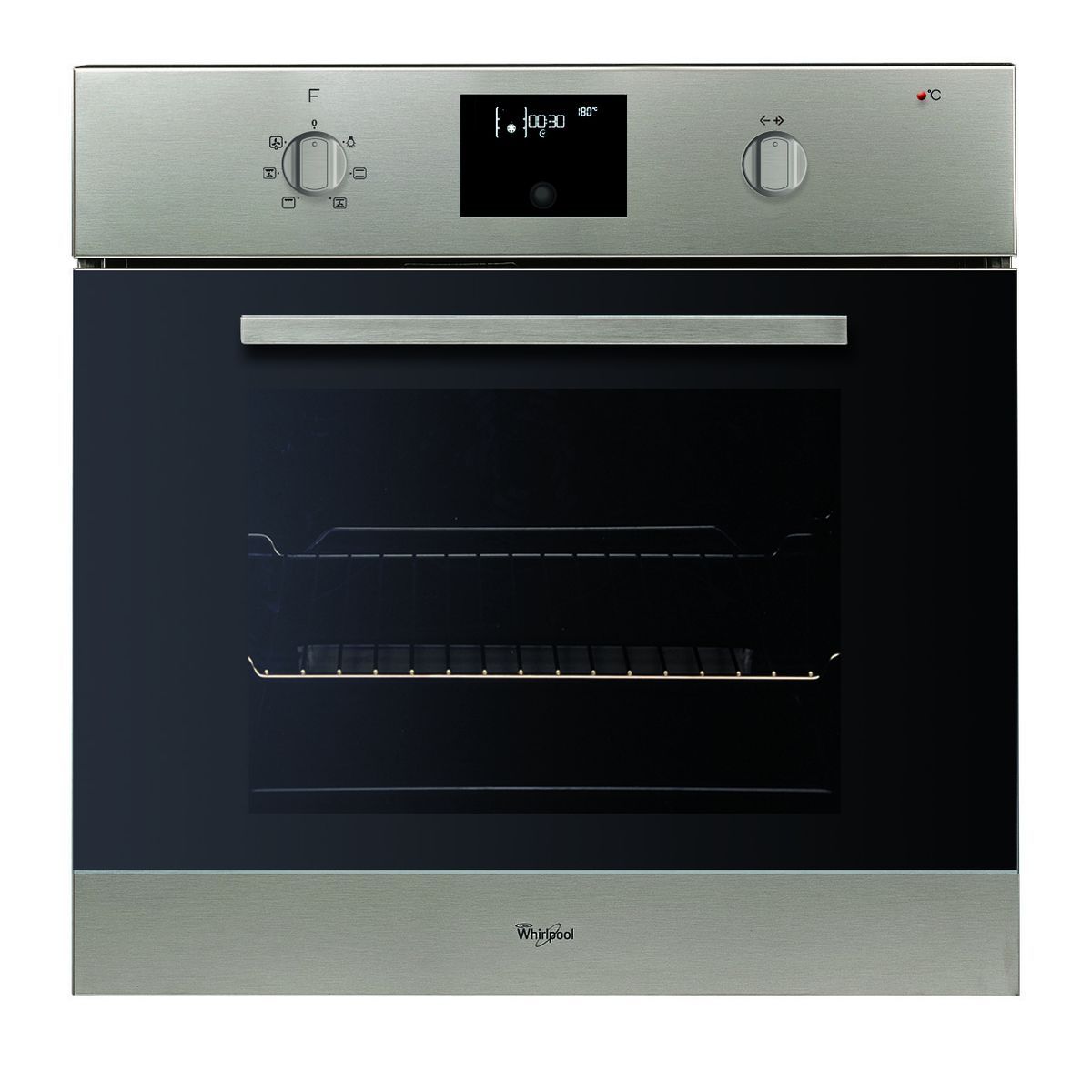 WHIRLPOOL Four encastrable AKZ483IX, 65 L, Multifonction, Chaleur tournante, Nettoyage pyrolyse