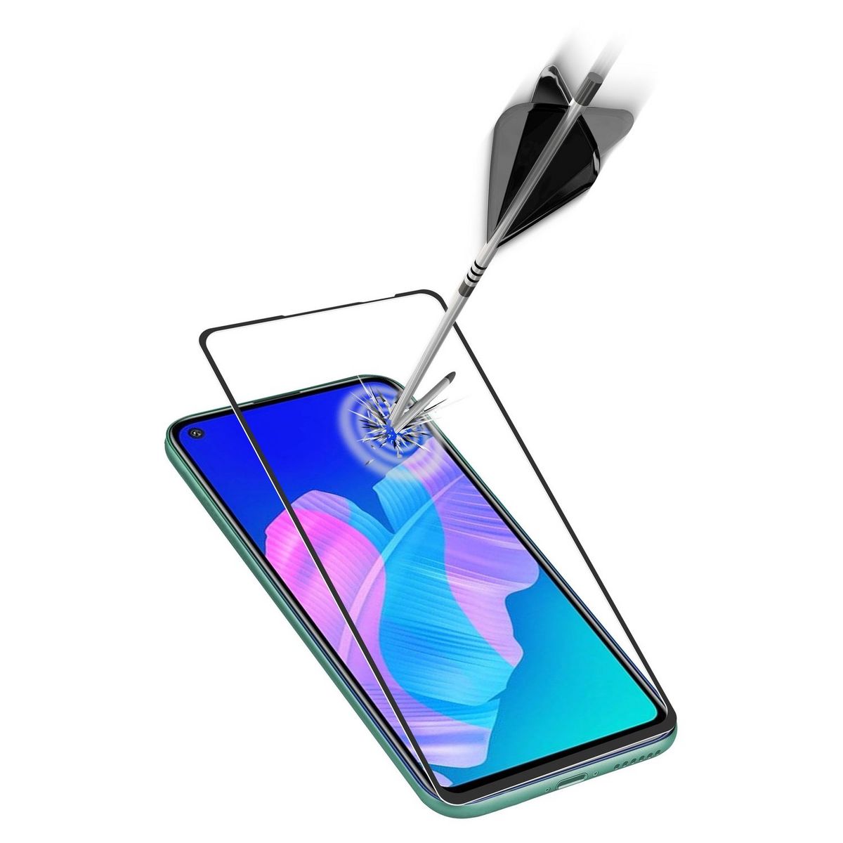 CELLULAR Protection écran en verre trempé pour Huawei P40 Lite