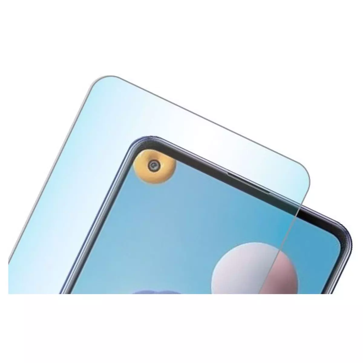 QILIVE Protection écran verre trempé Samsung Galaxy A21s