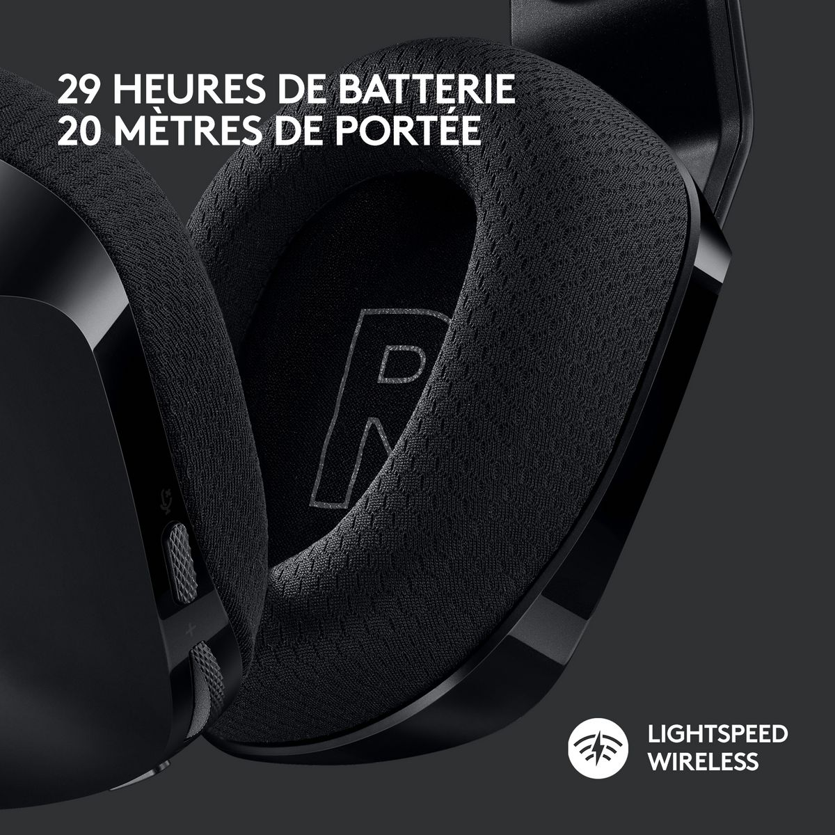 LOGITECH Casque Gaming Sans Fil G733 LIGHTSPEED RVB Noir