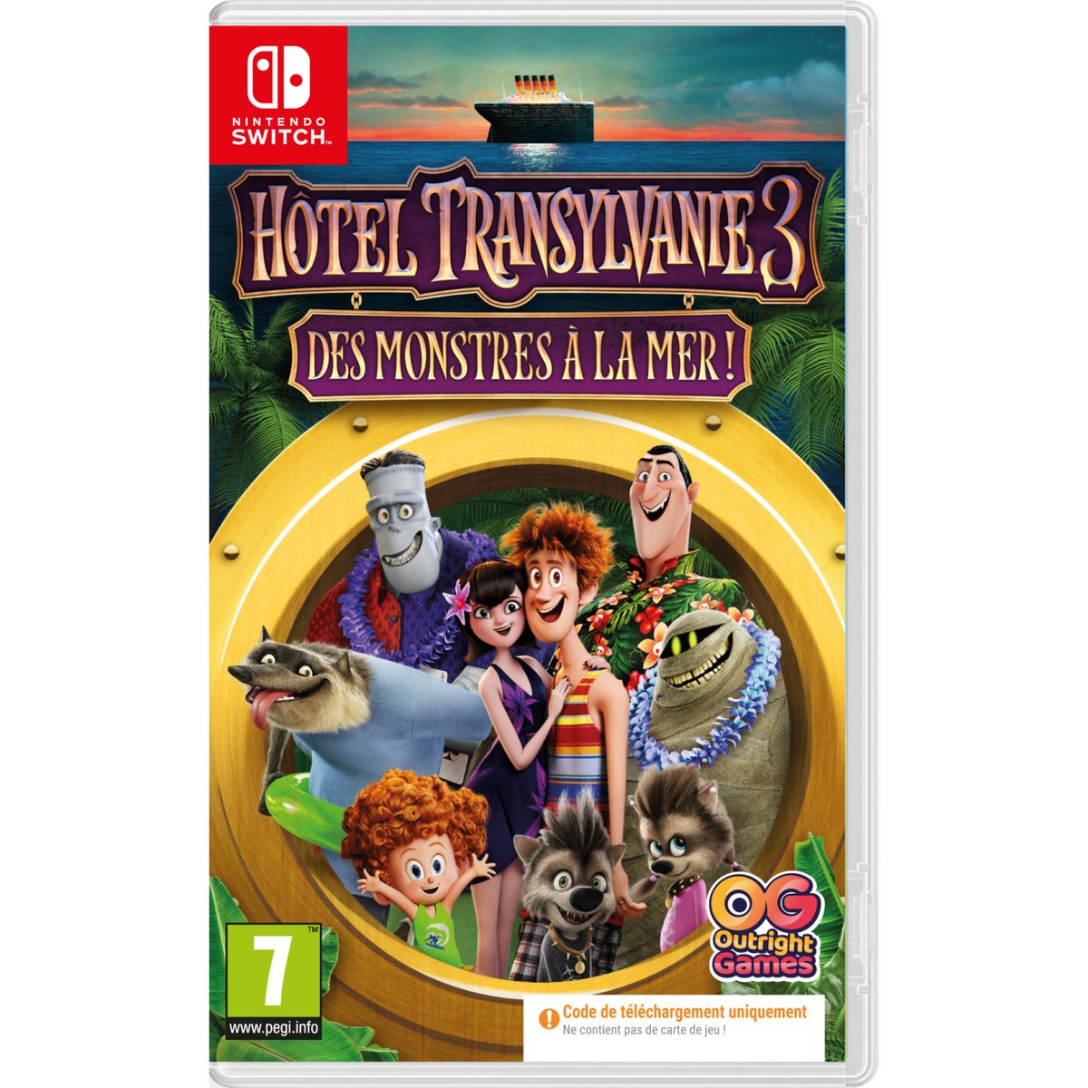 Hôtel Transylvanie 3 : Des monstres à la mer ! Nintendo Switch - Code de Téléchargement