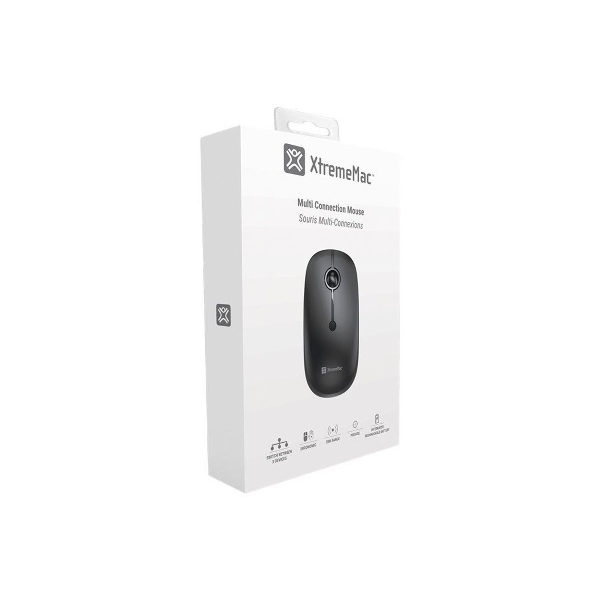 XTREMEMAC Souris BTH 2.4 GHZXWH-ALM13 - Gris