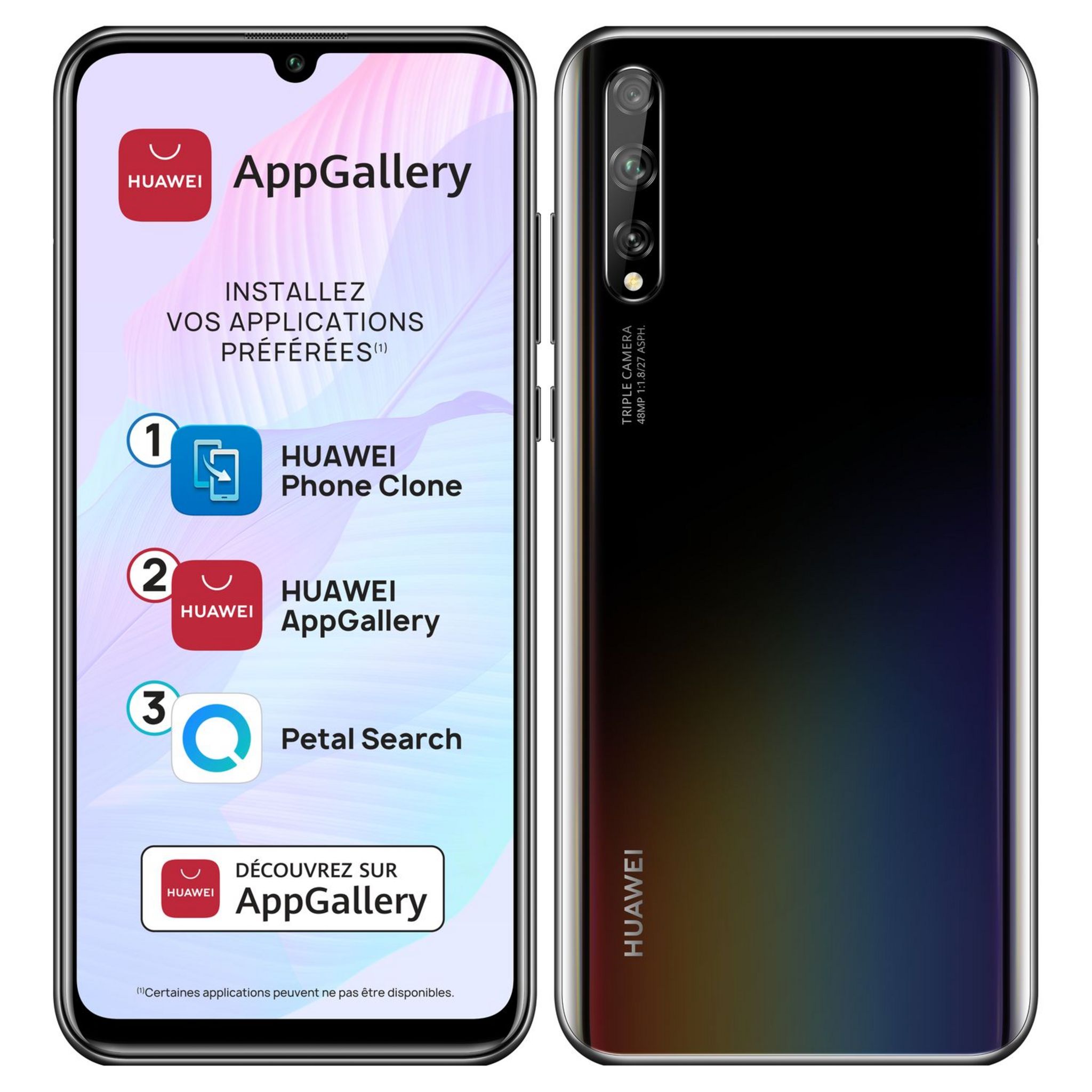 Voir la diapositive 1 : HUAWEI Smartphone P Smart S 128 Go 6.3 pouces Noir 4G+ Double NanoSim