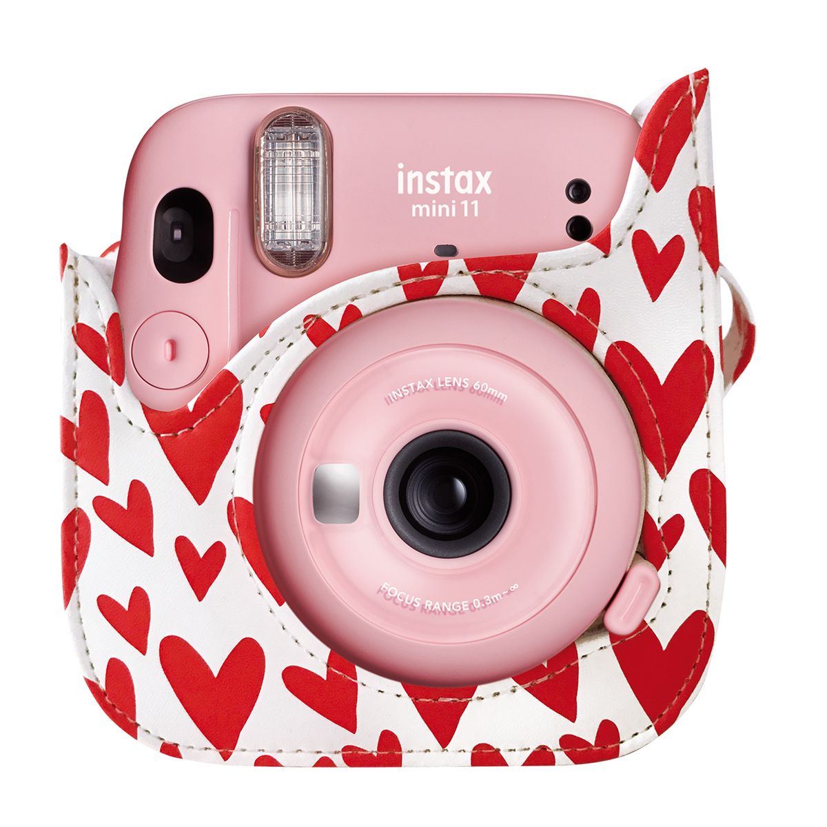 Voir la diapositive 2 : FUJIFILM Appareil photo instantané Instax Mini 11 Pack Love - Rose
