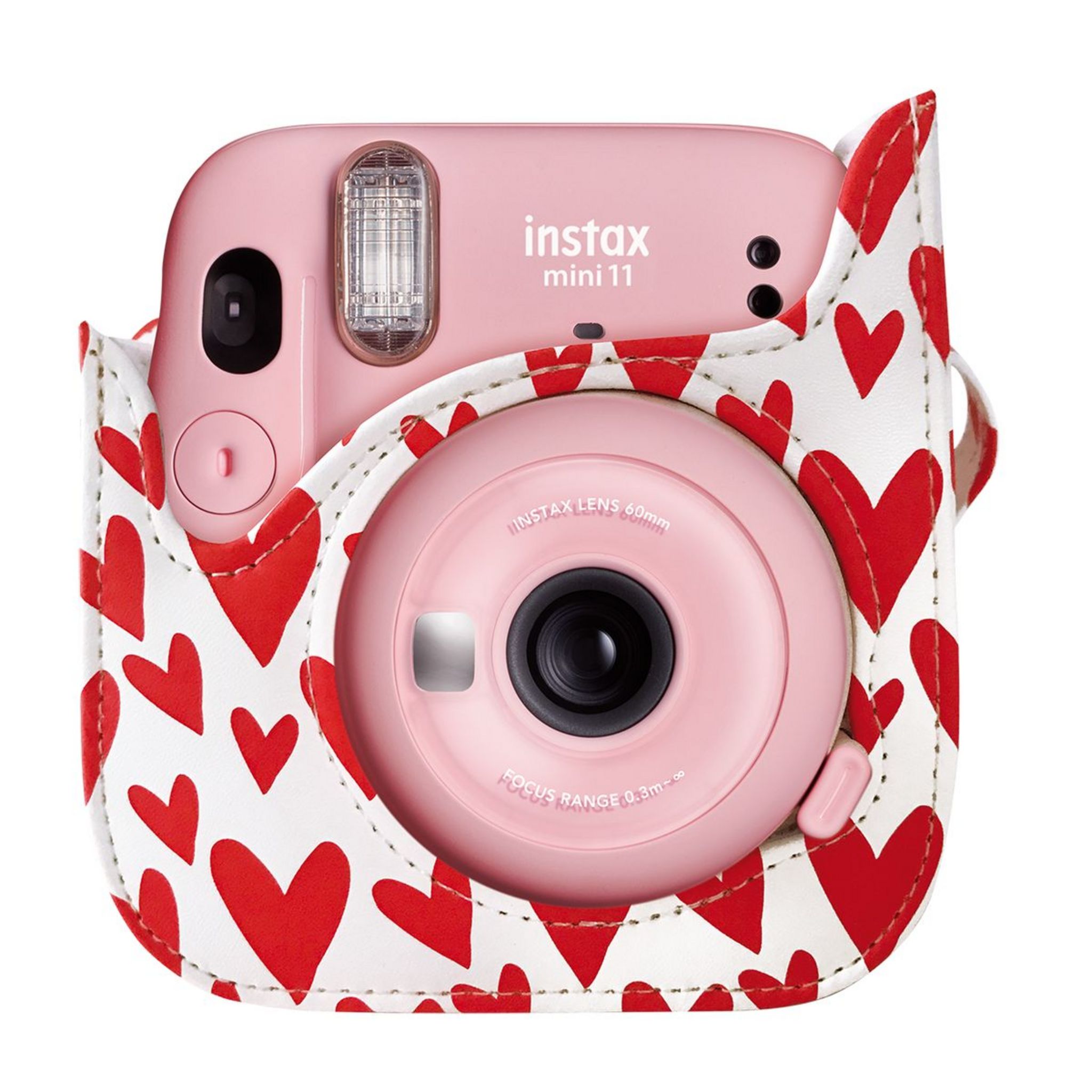 Voir la diapositive 2 : FUJIFILM Appareil photo instantané Instax Mini 11 Pack Love - Rose