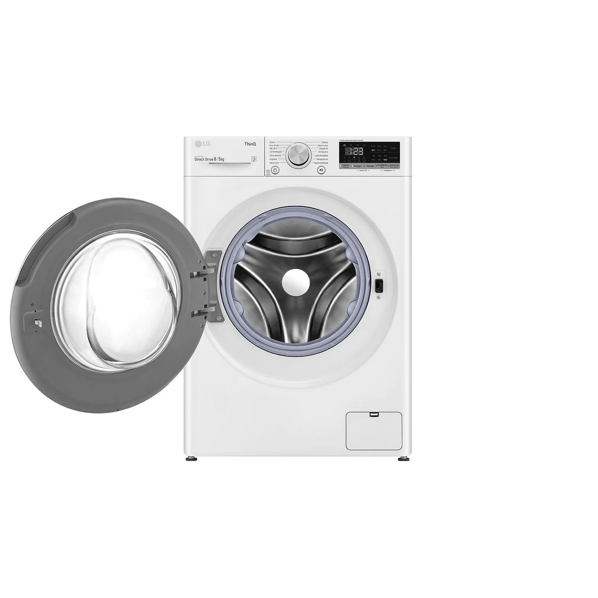 LG Lave linge séchant hublot F854N41WR, 8 kg lavage, 5 kg séchage, 1400 T/min, E