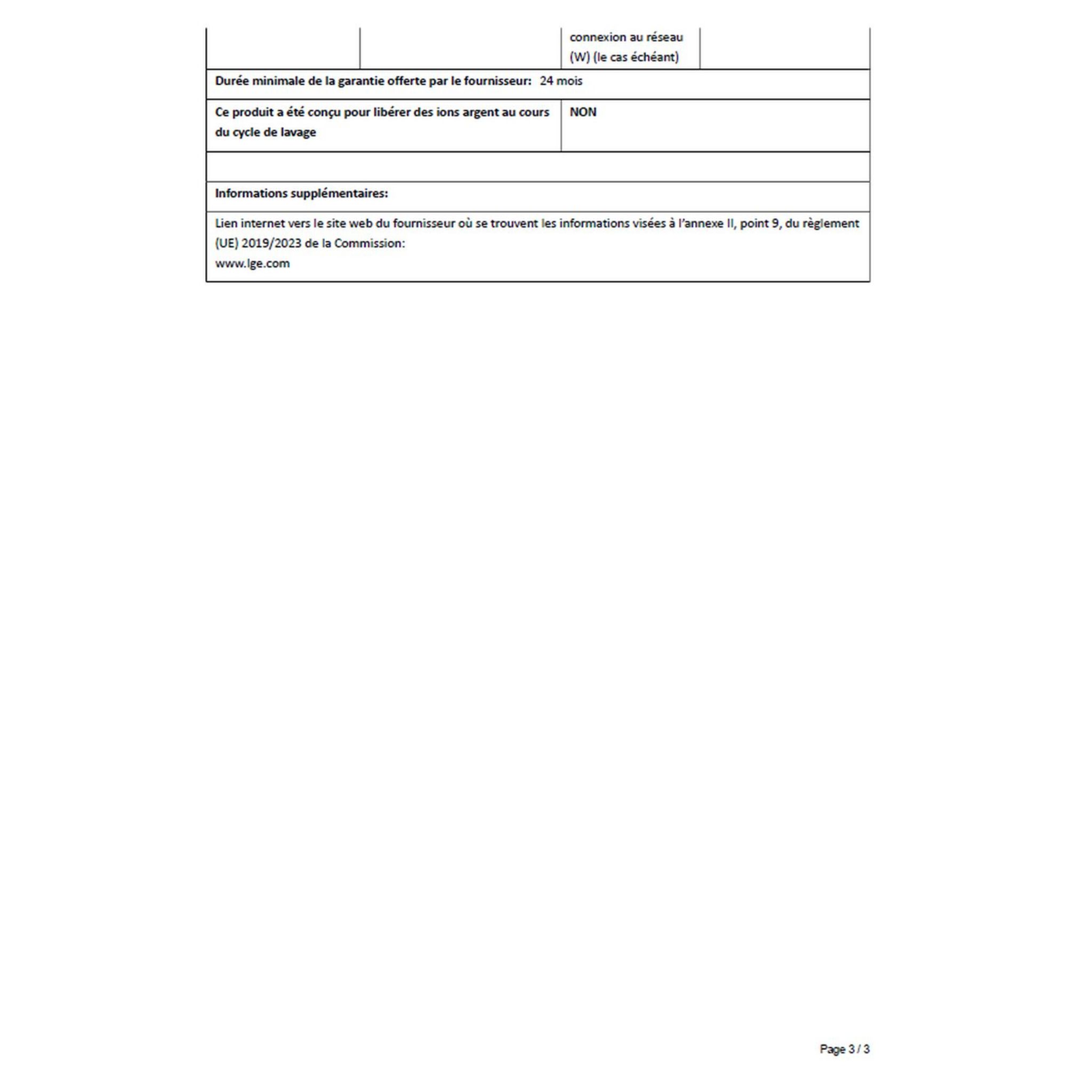 Voir la diapositive 10 : LG Lave linge séchant hublot F854N41WR, 8 kg lavage, 5 kg séchage, 1400 T/min, E