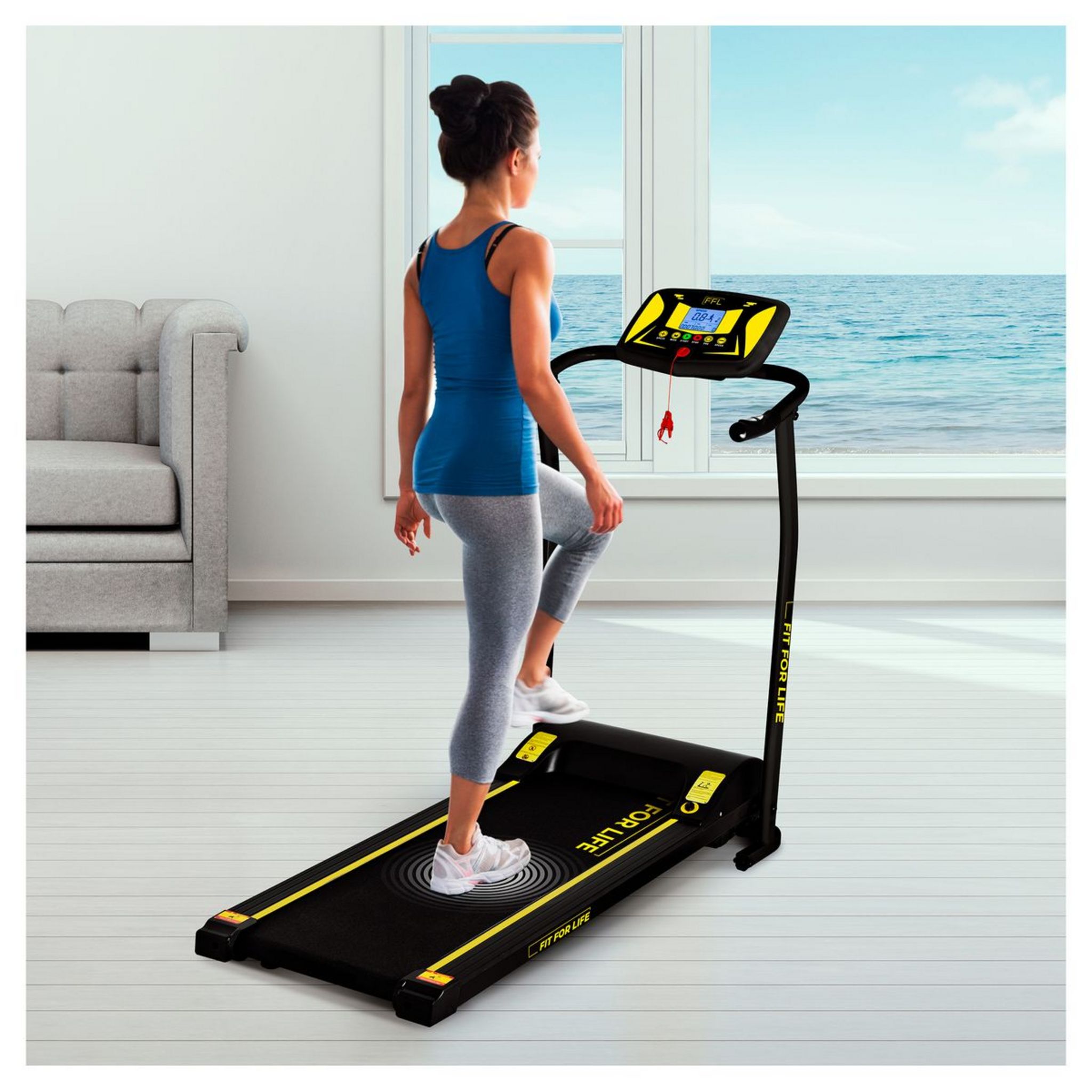 Voir la diapositive 3 : FIT FOR LIFE Tapis de marche XXT2020 - Noir