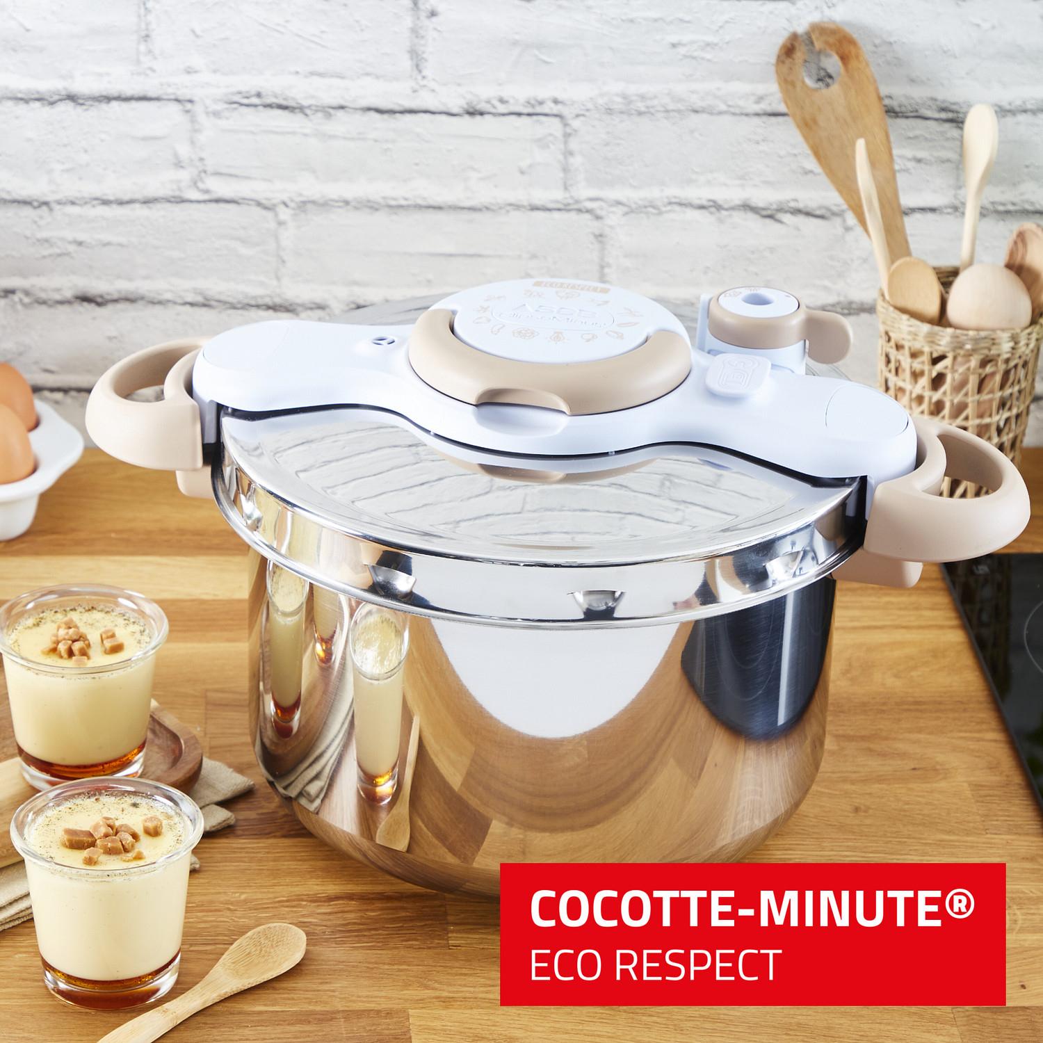 Voir la diapositive 2 : SEB Autocuiseur 7.5 L Clipso Minut Eco Respect tous feux dont induction
