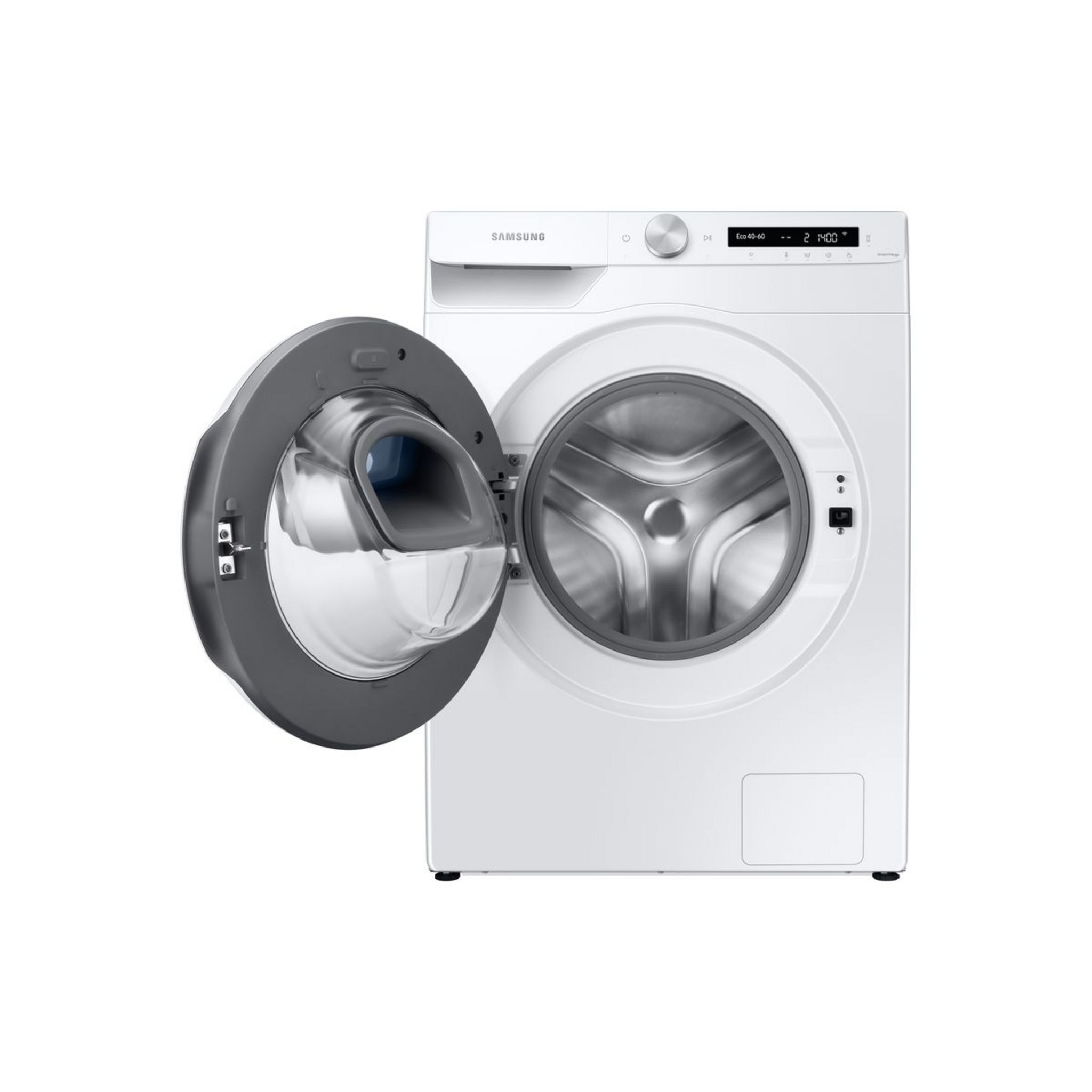 Voir la diapositive 9 : SAMSUNG Lave linge ADD WASH hublot WW80T554DTW, 8 kg, 1400 T/min