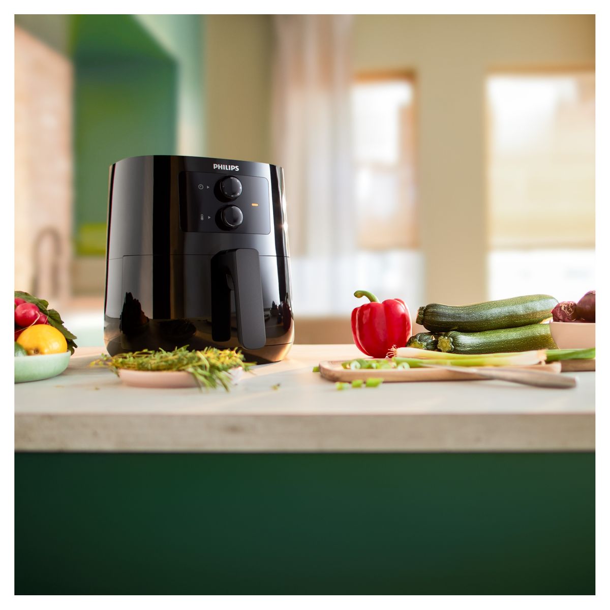 Voir la diapositive 2 : PHILIPS Friteuse électrique Airfryer sans huile à air chaud HD9200/90 - Noir