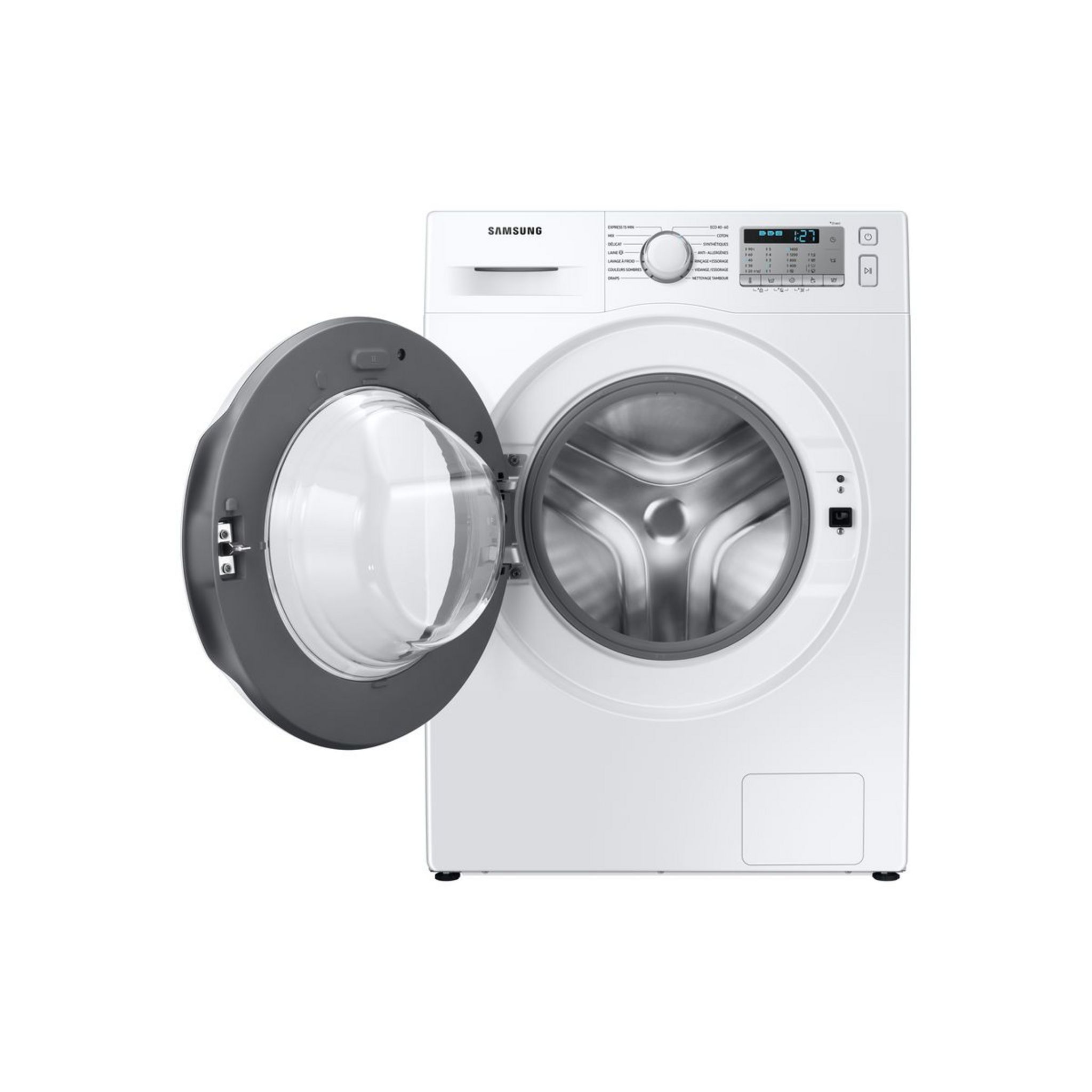 Voir la diapositive 6 : SAMSUNG Lave linge hublot WW90TA046TH, 9 kg, 1400 T/min