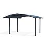 Voir la diapositive 2 : PALRAM Carport Aluminium - Anthracite - ARCADIA 4300
