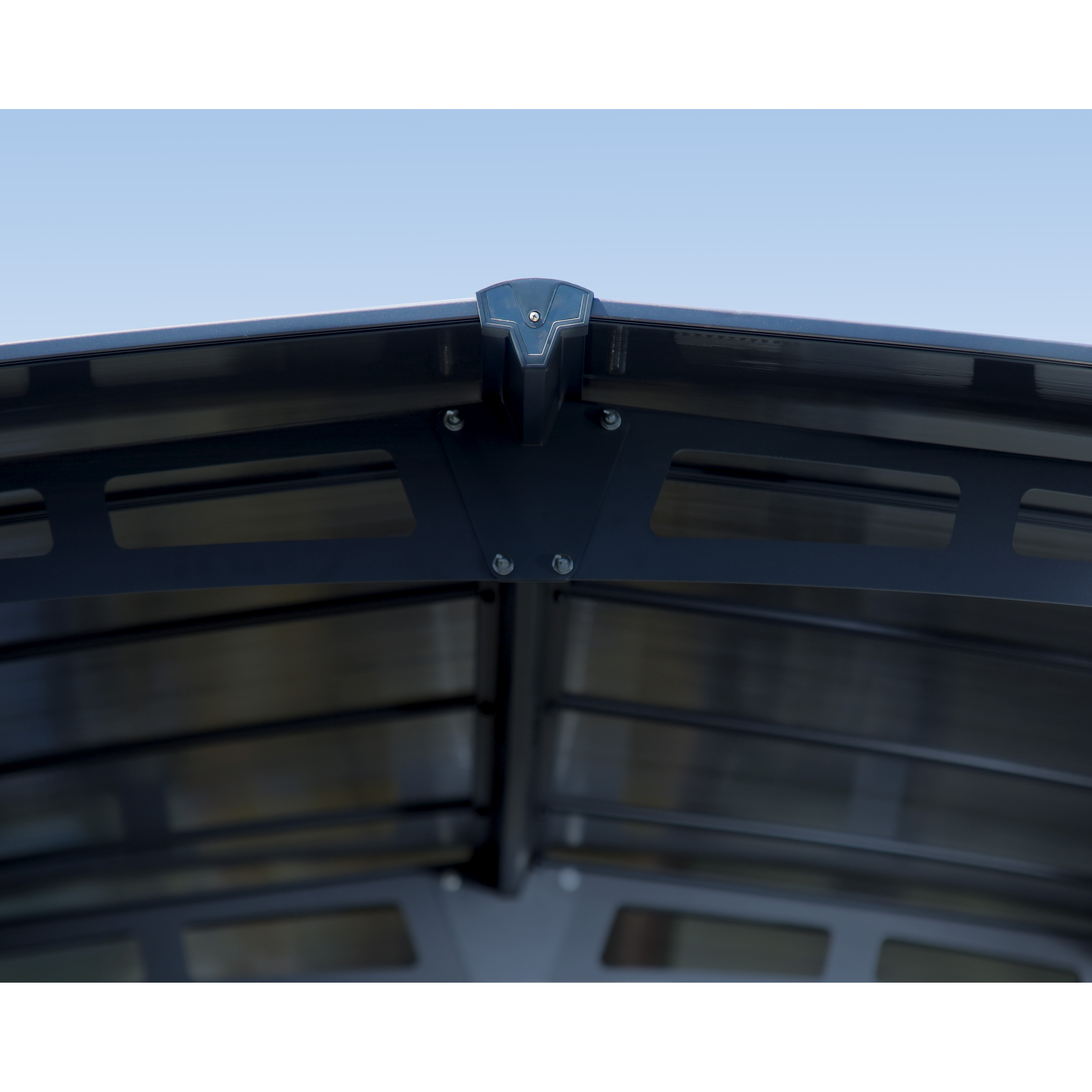 Voir la diapositive 6 : PALRAM Carport Aluminium - Anthracite - ARCADIA 4300