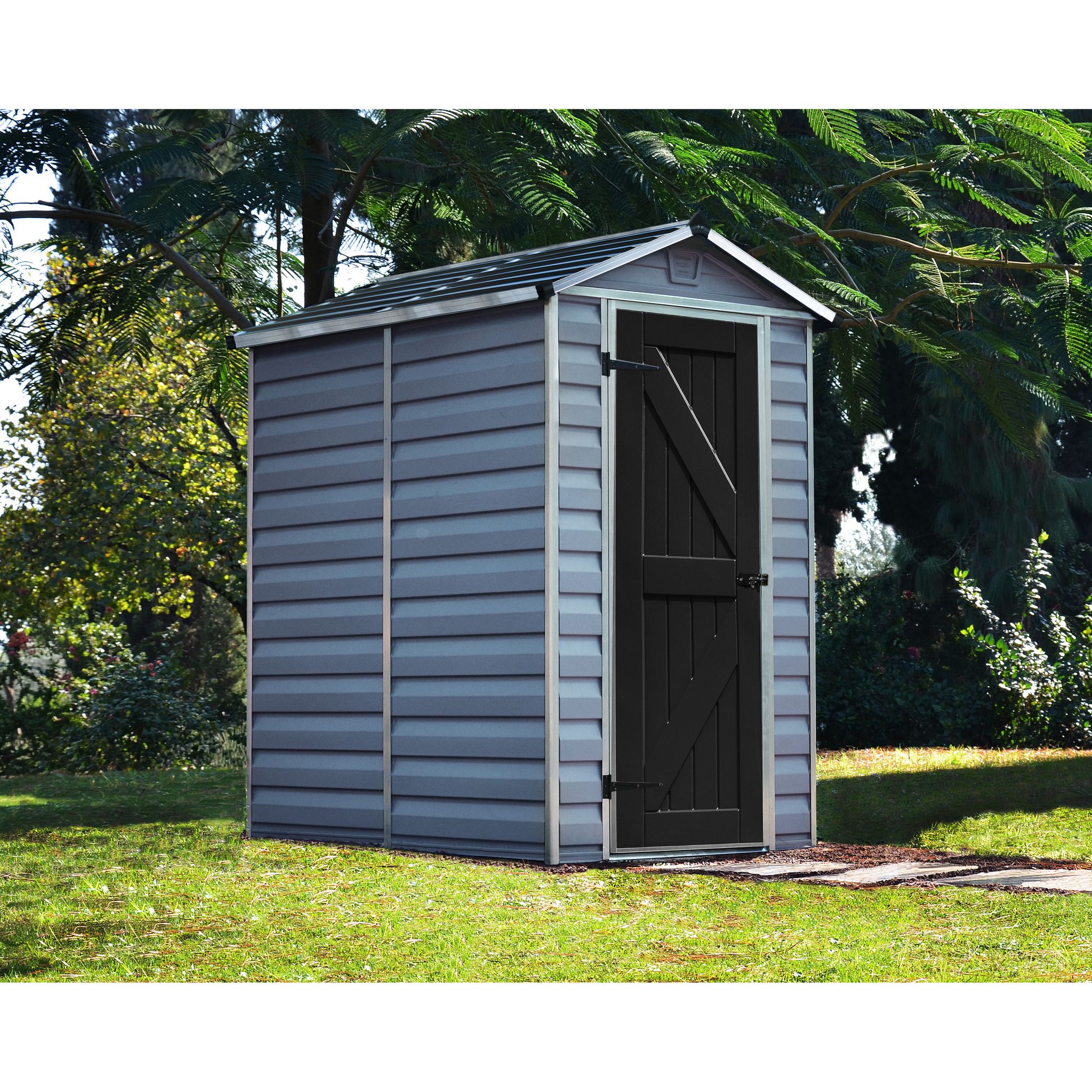 Voir la diapositive 2 : CANOPIA BY PALRAM Abri de jardin polycarbonate - Avec plancher - 1,9m² - SKYLIGHT