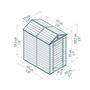 Voir la diapositive 6 : CANOPIA BY PALRAM Abri de jardin polycarbonate - Avec plancher - 1,9m² - SKYLIGHT