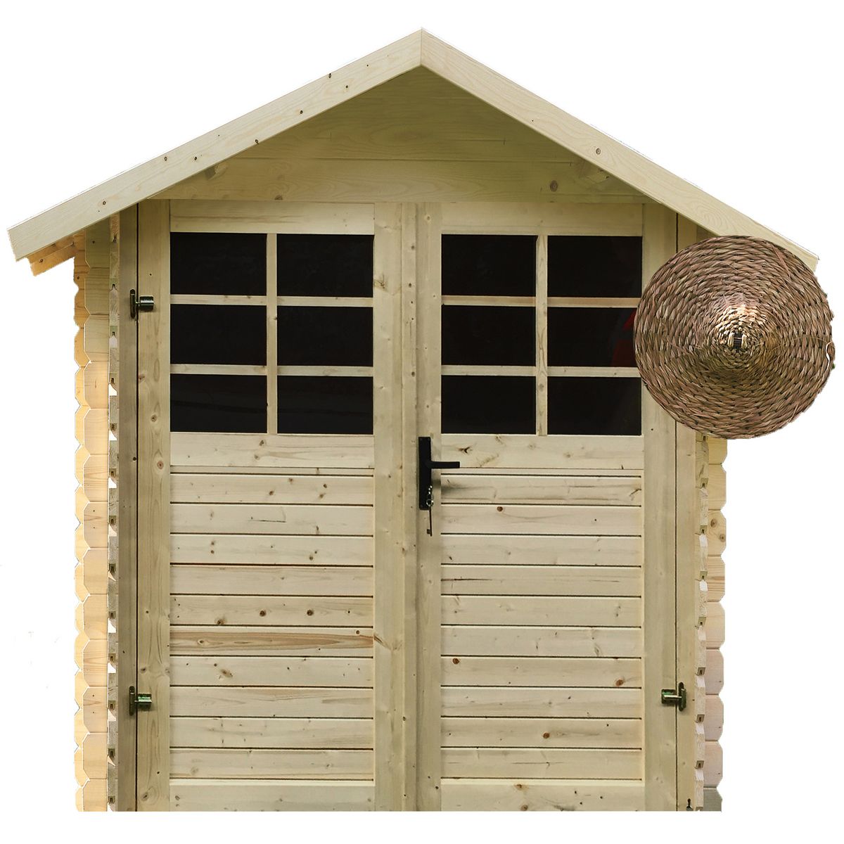 SOLID Abri de jardin bois - 3,24m²