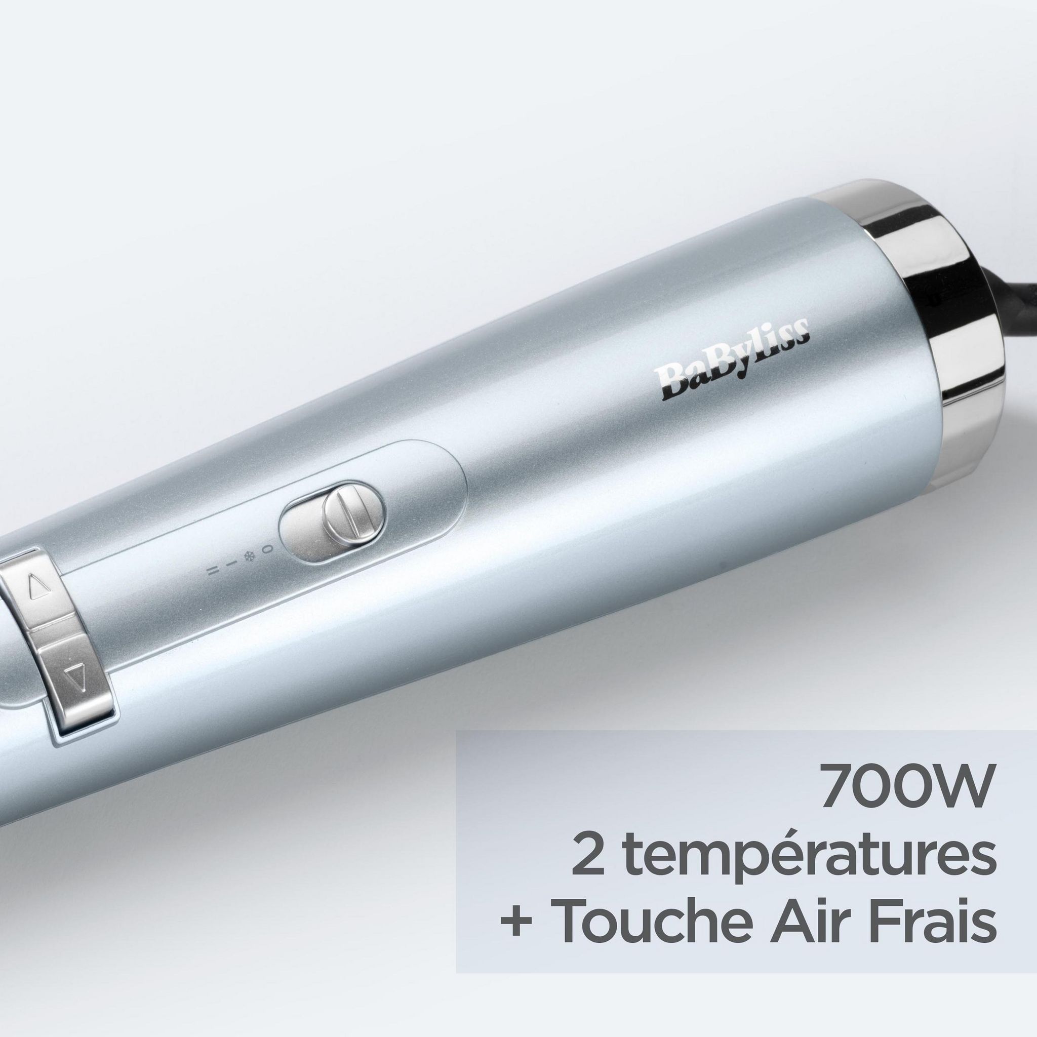 Voir la diapositive 6 : BABYLISS Brosse soufflante Hydro-fusion AS773E - Gris