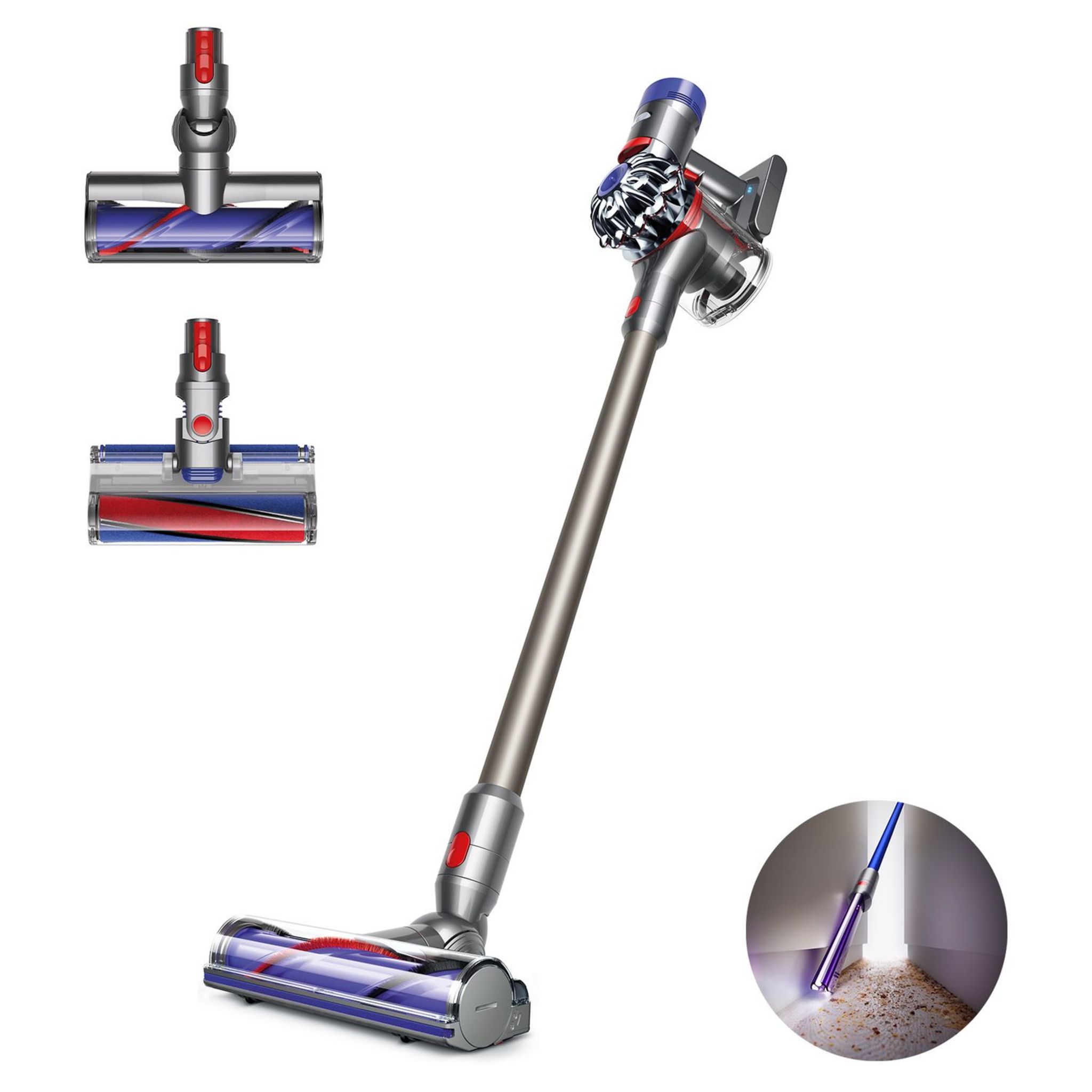 Voir la diapositive 10 : DYSON Aspirateur balai V8 ANIMAL + accessoire lumineux