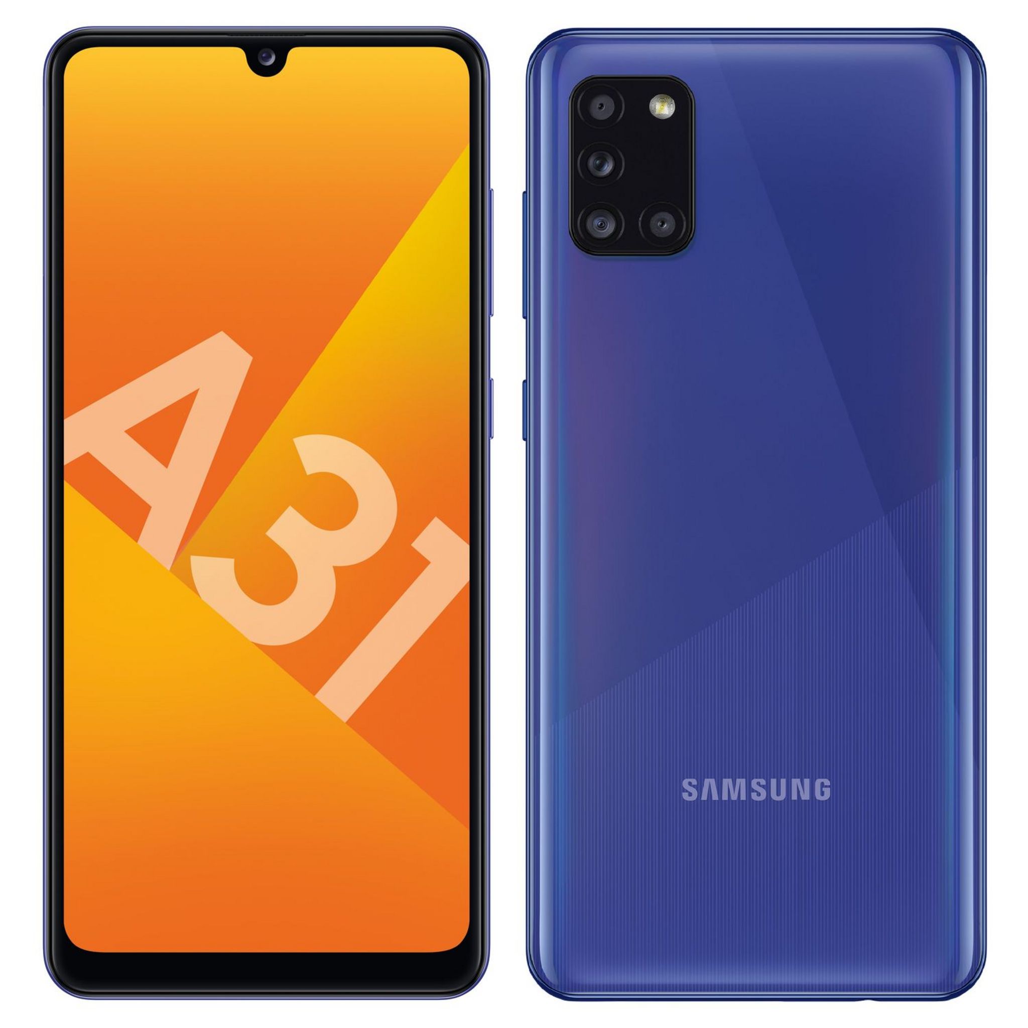 Voir la diapositive 1 : SAMSUNG Smartphone Galaxy A31 64 Go 6.4 pouces Bleu 4G Double port NanoSim