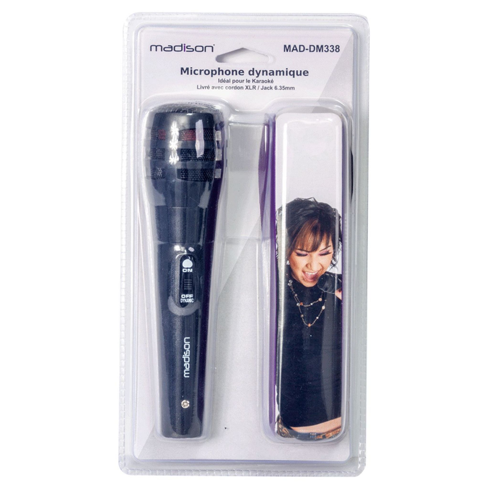 Voir la diapositive 2 : MADISON Microphone dynamique unidirectionnel - MAD-DM338