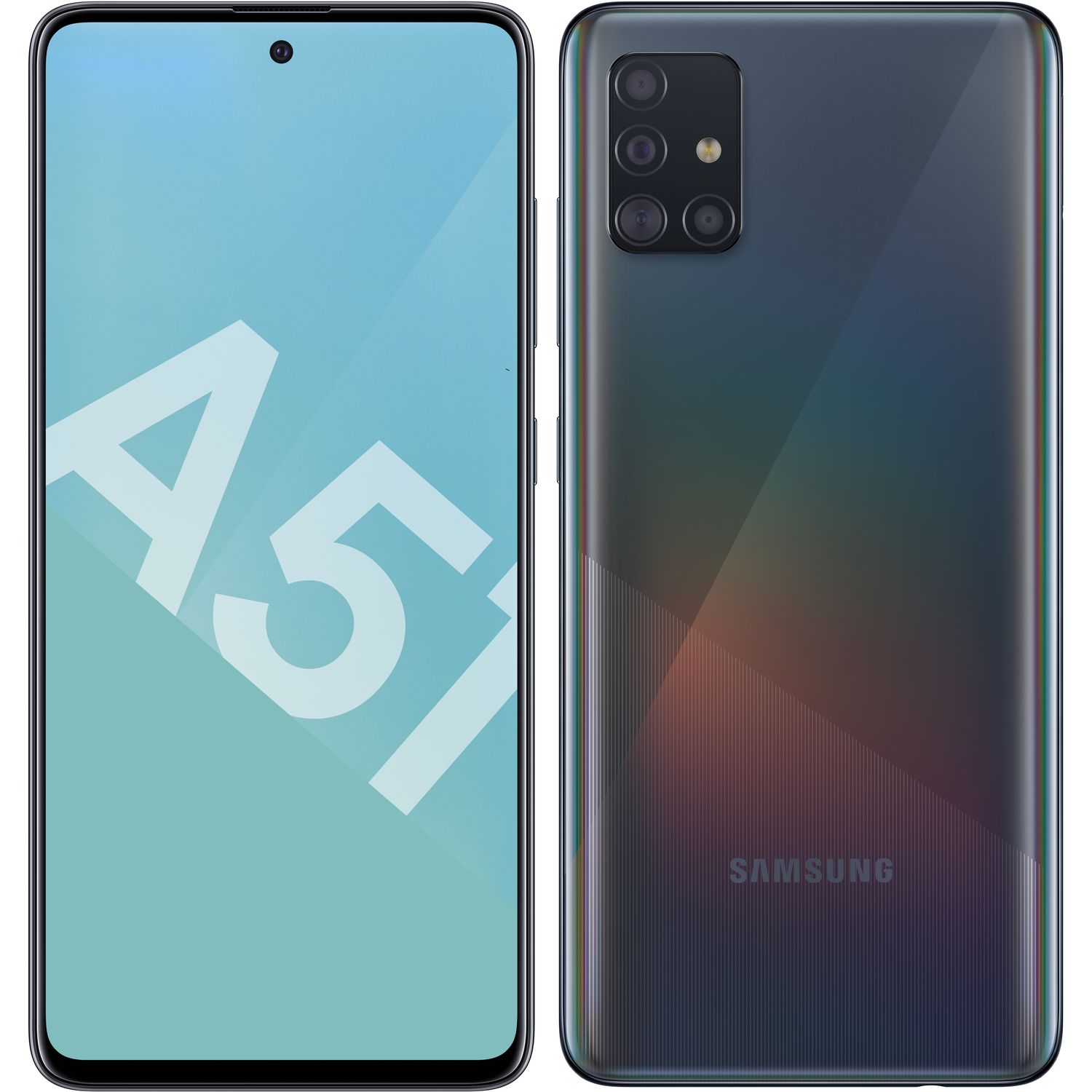 Voir la diapositive 5 : SAMSUNG Smartphone GALAXY A51 128 Go 6.5 pouces Noir 4G  +  Batterie externe Silver