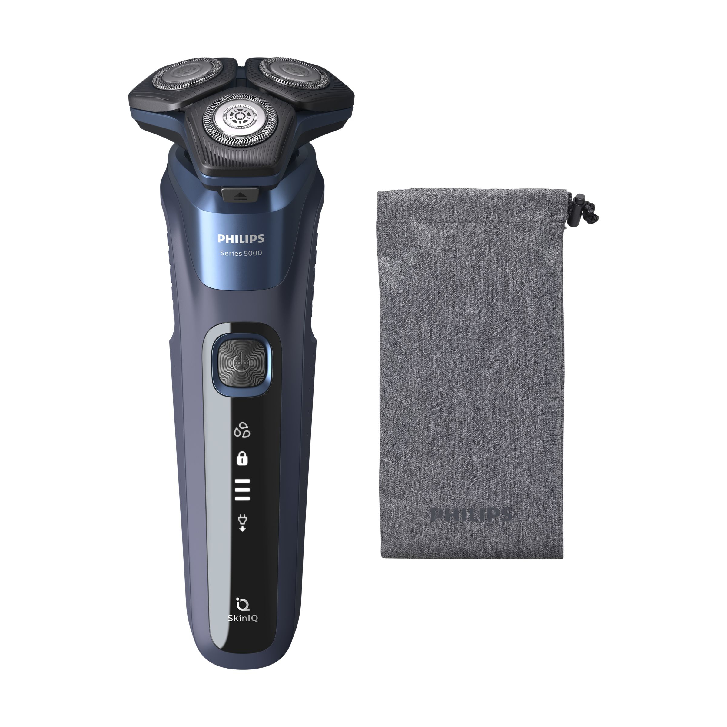 Voir la diapositive 9 : PHILIPS Rasoir électrique S5585/10 - Bleu