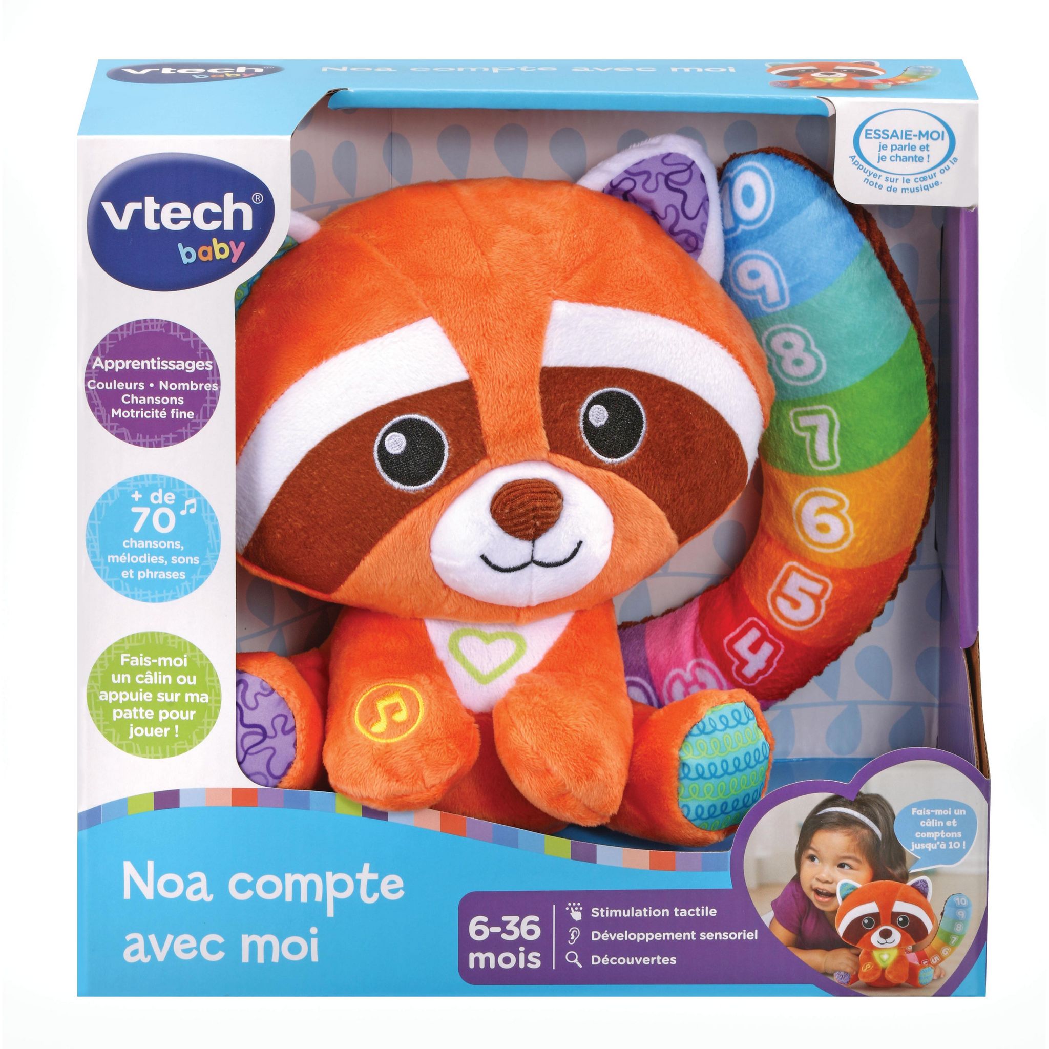 Voir la diapositive 4 : VTECH Peluche interactive - Noa compte avec moi