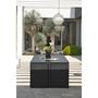 Voir la diapositive 9 : DCB GARDEN Salon de jardin encastrable - 8 places - Aluminium - Noir - GARDEN