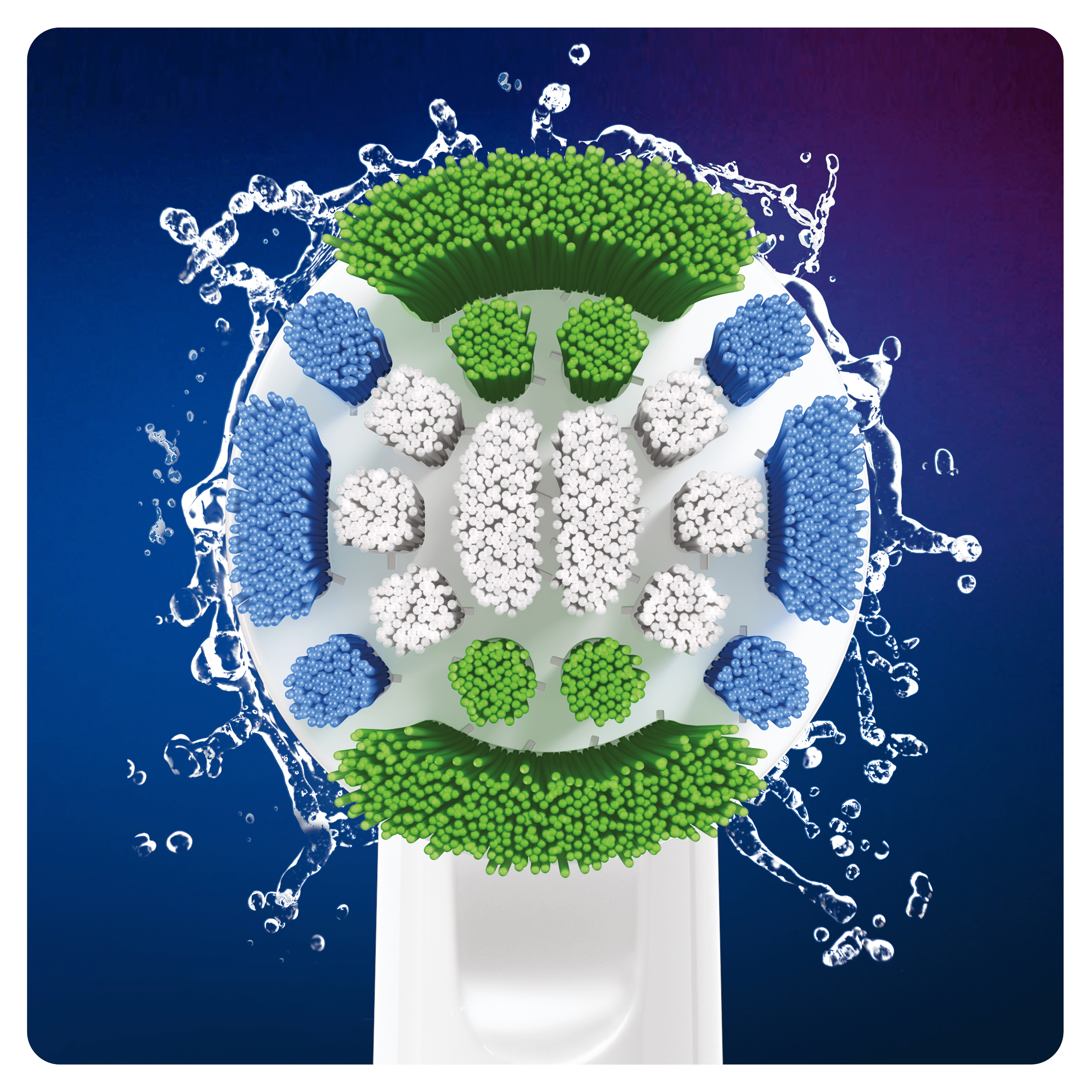 Voir la diapositive 5 : ORAL-B Lot de 3 brossettes Precison Clean - Blanc