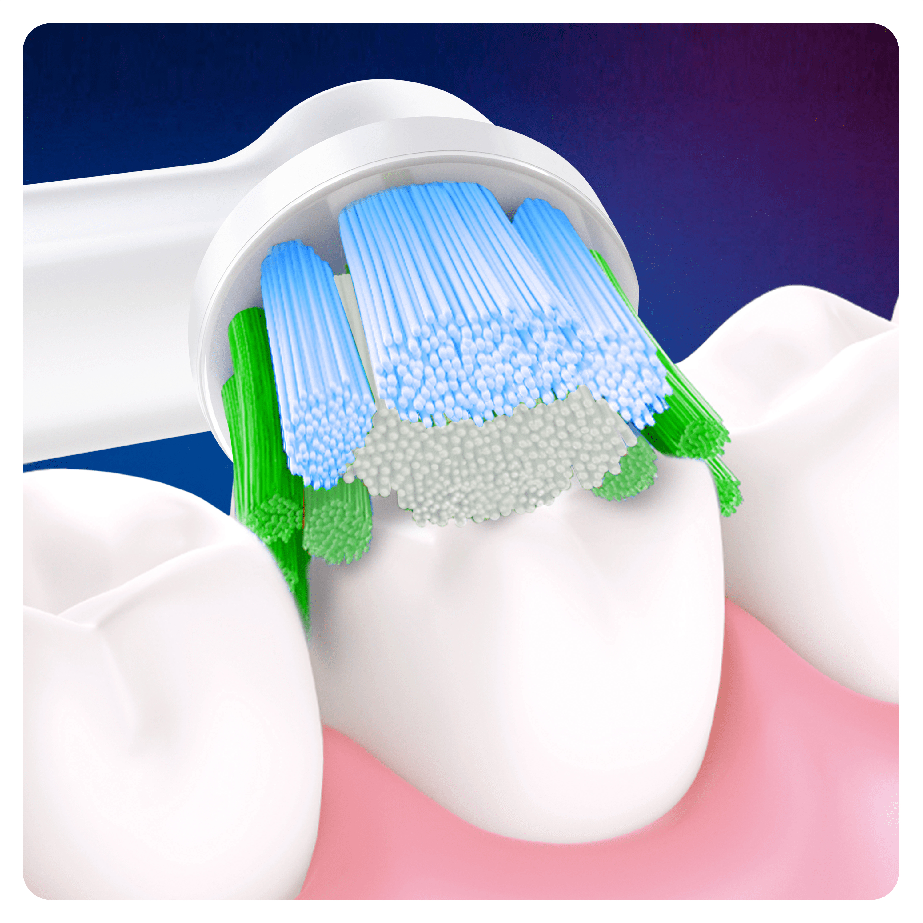 Voir la diapositive 7 : ORAL-B Lot de 3 brossettes Precison Clean - Blanc