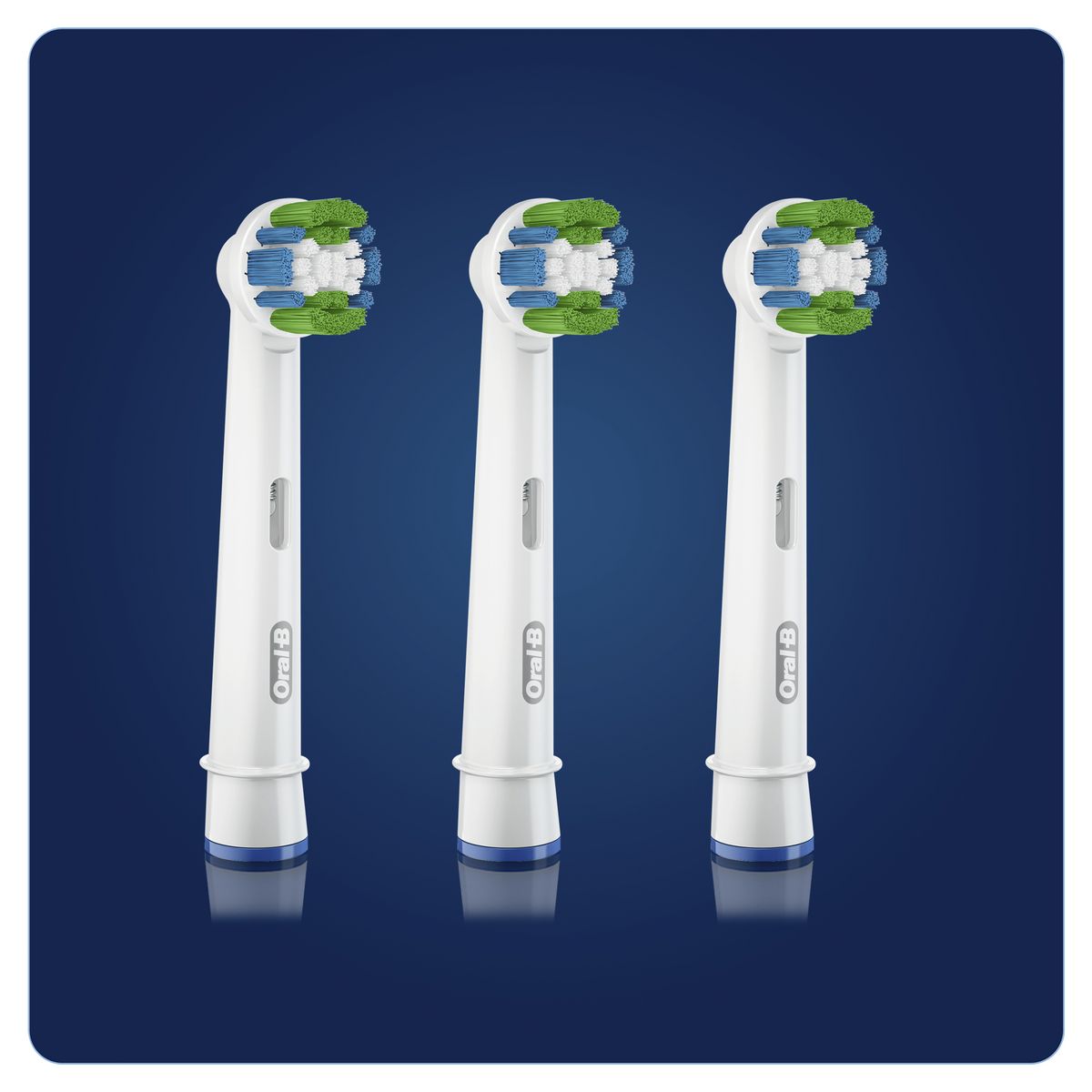 ORAL-B Lot de 3 brossettes Precison Clean - Blanc