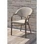 Voir la diapositive 2 : DCB GARDEN Fauteuil de jardin empilable - Aluminium - USHAIA