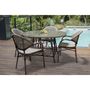 Voir la diapositive 6 : DCB GARDEN Fauteuil de jardin empilable - Aluminium - USHAIA