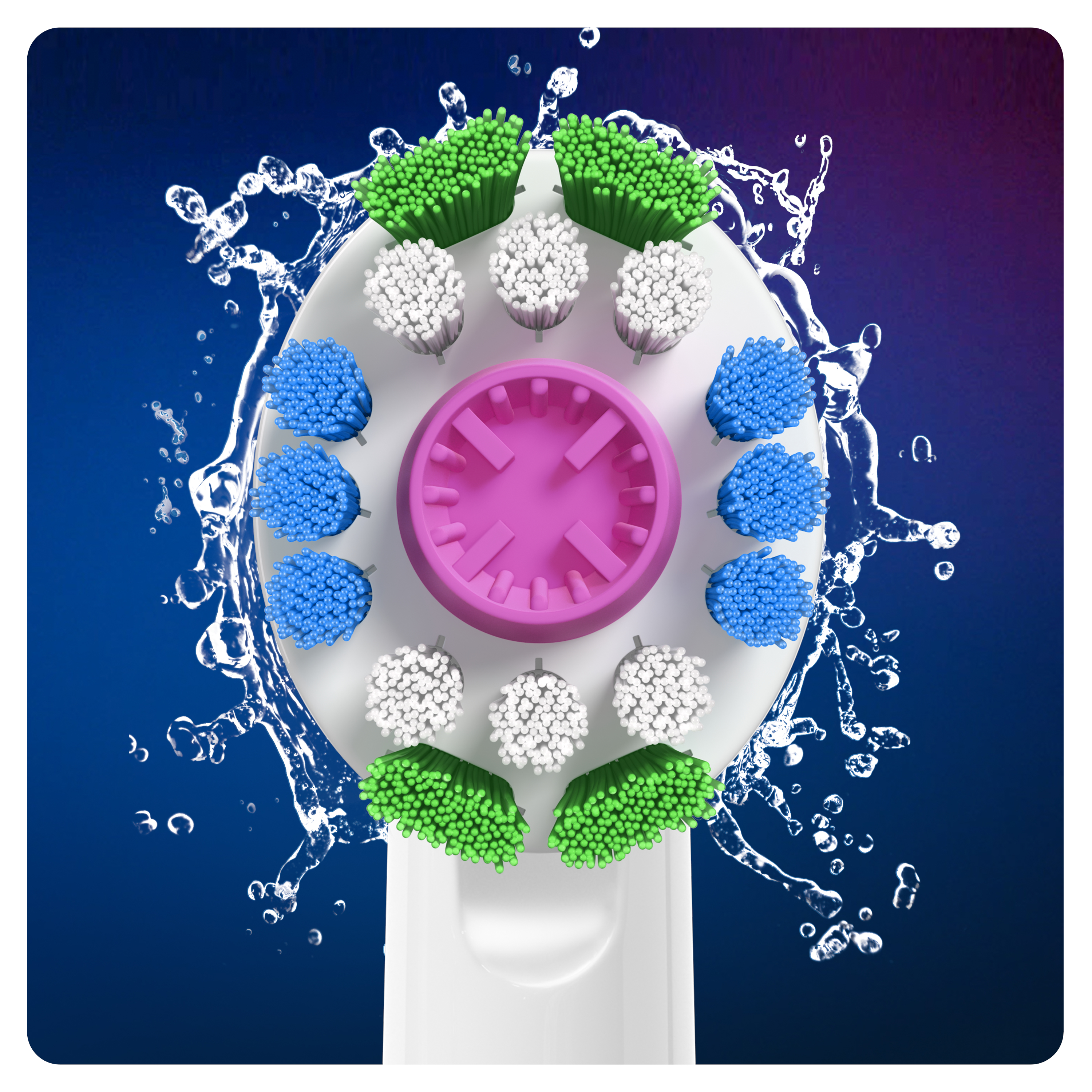 Voir la diapositive 3 : ORAL-B Lot de 3 brossettes 3D White - Blanc