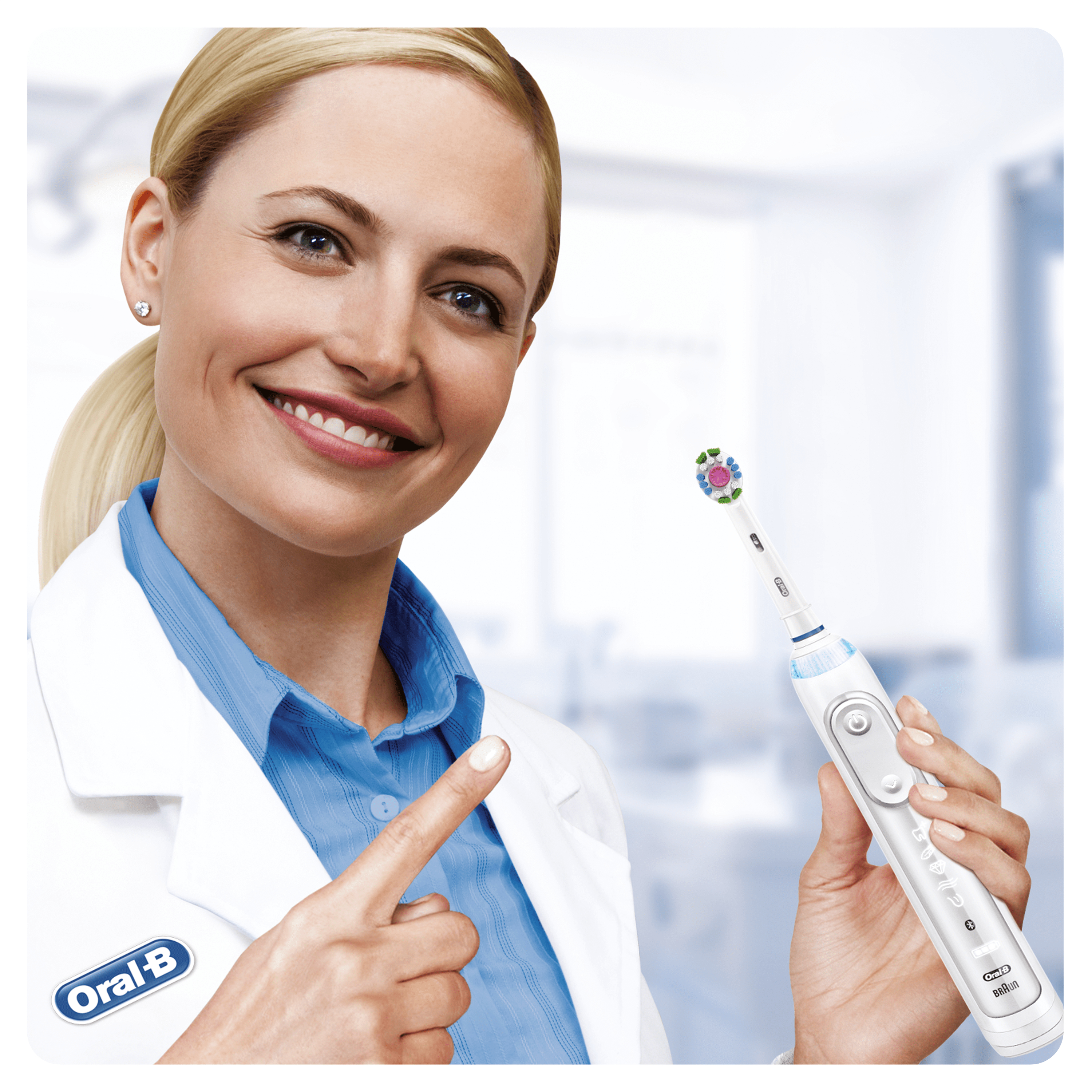 Voir la diapositive 5 : ORAL-B Lot de 3 brossettes 3D White - Blanc