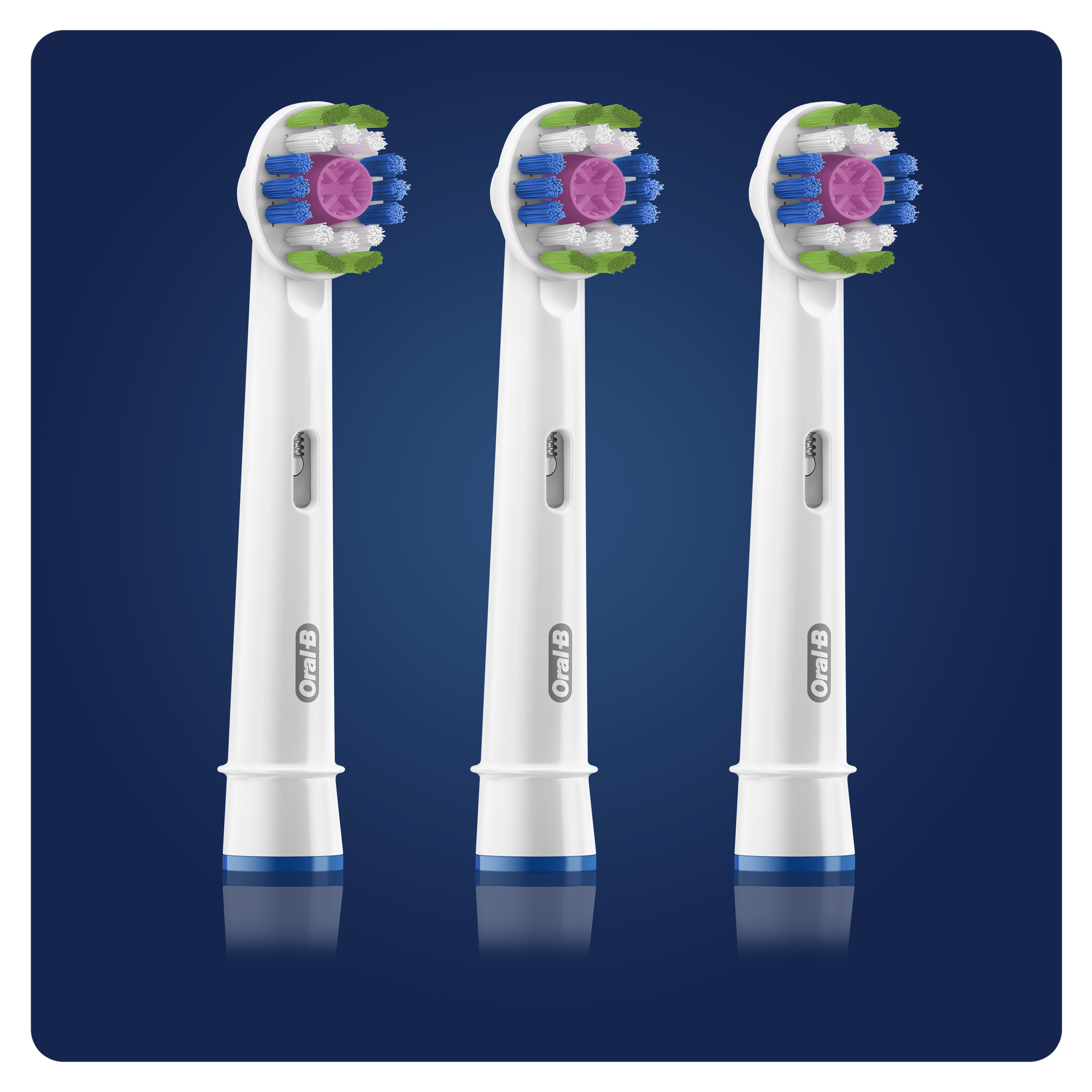 Voir la diapositive 6 : ORAL-B Lot de 3 brossettes 3D White - Blanc
