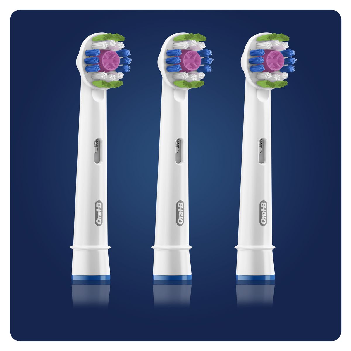 ORAL-B Lot de 3 brossettes 3D White - Blanc