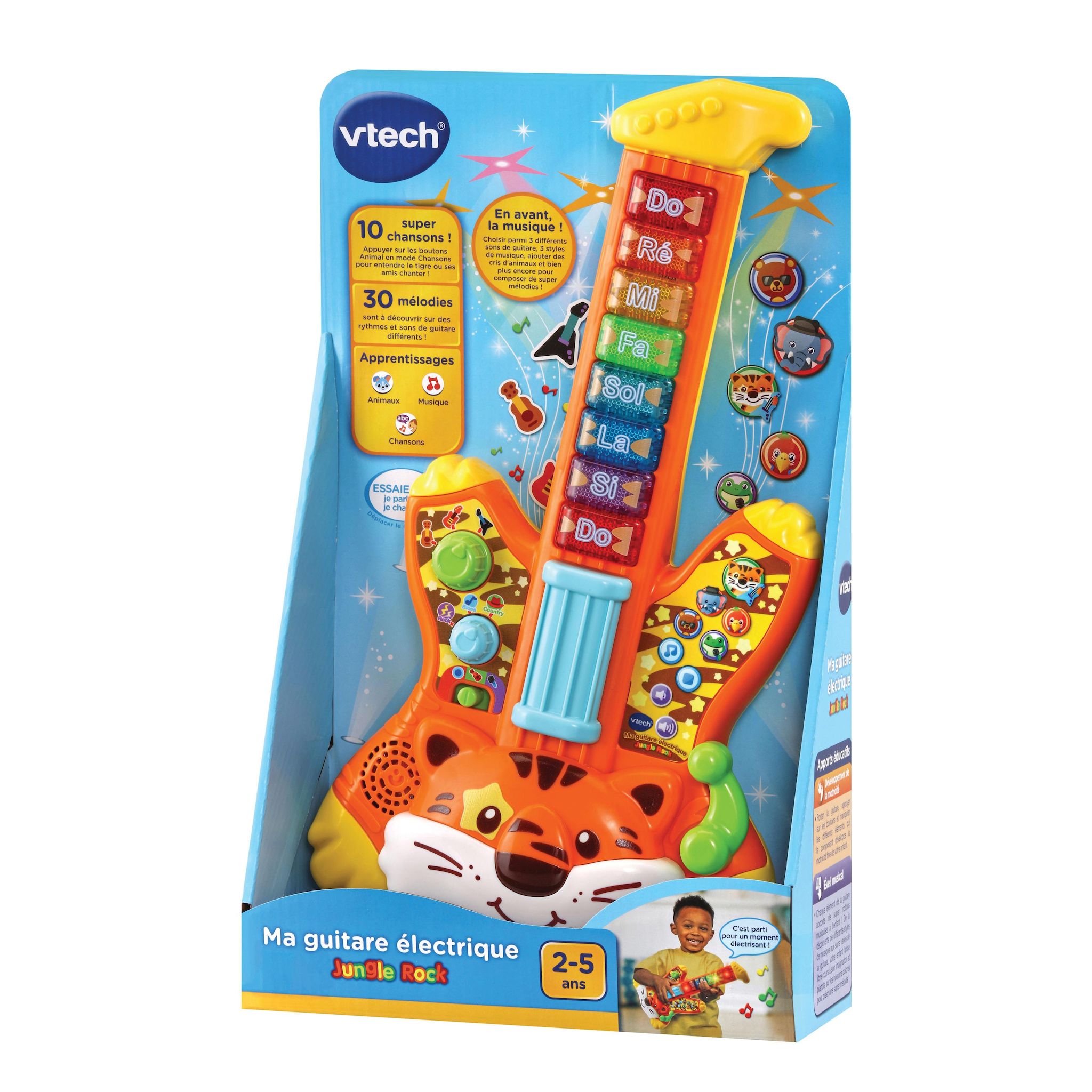 Voir la diapositive 3 : VTECH Jungle Rock Guitare électrique Tigre