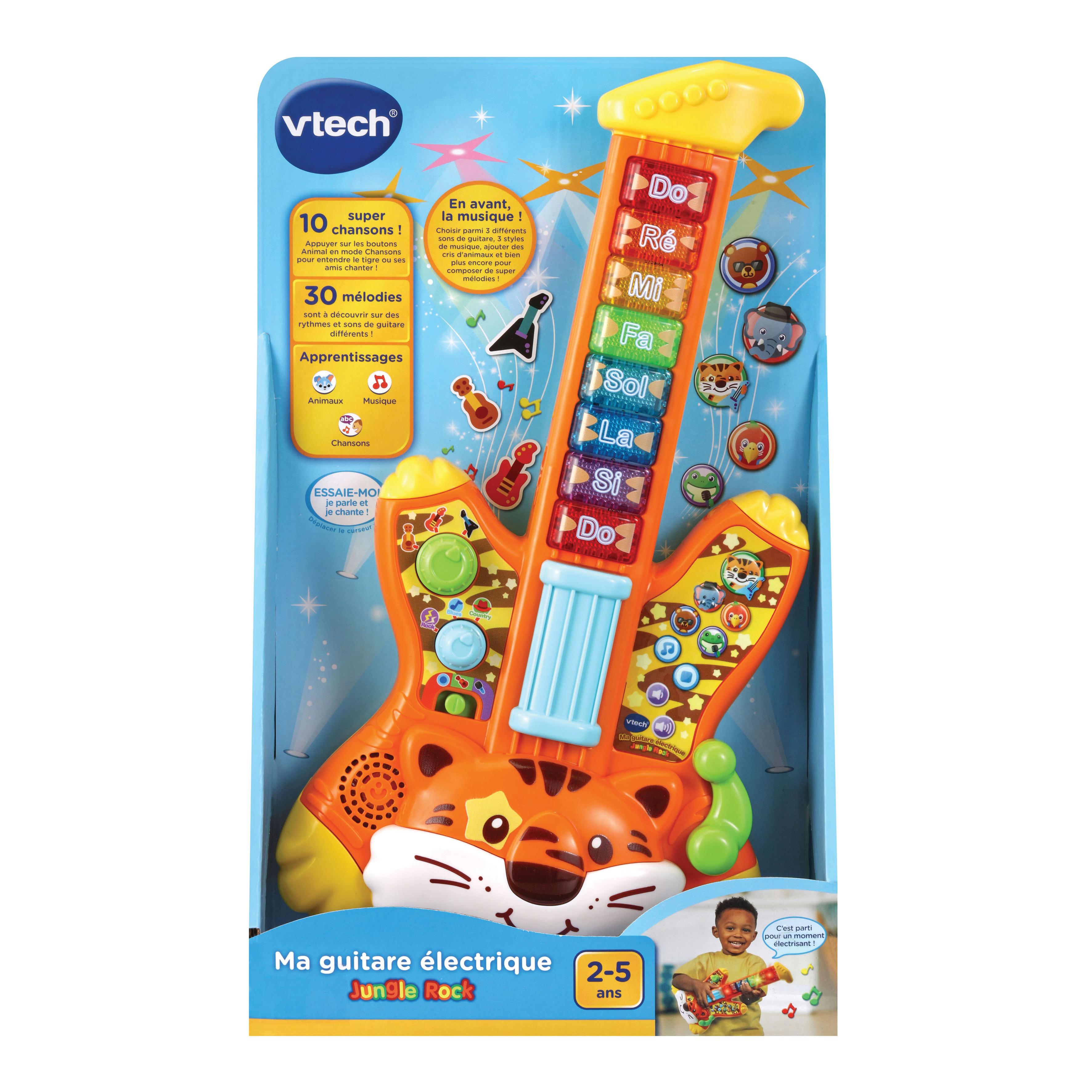 Voir la diapositive 7 : VTECH Jungle Rock Guitare électrique Tigre