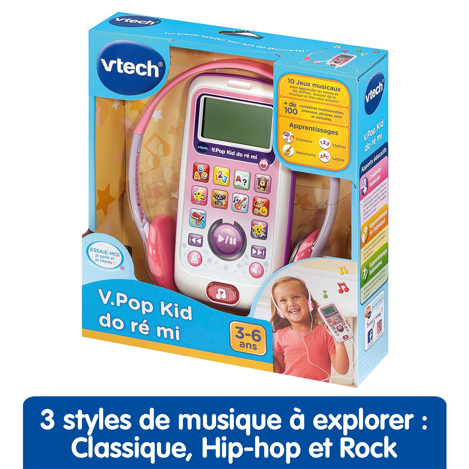 Voir la diapositive 3 : VTECH V Pod Kid DO RE MI - Rose