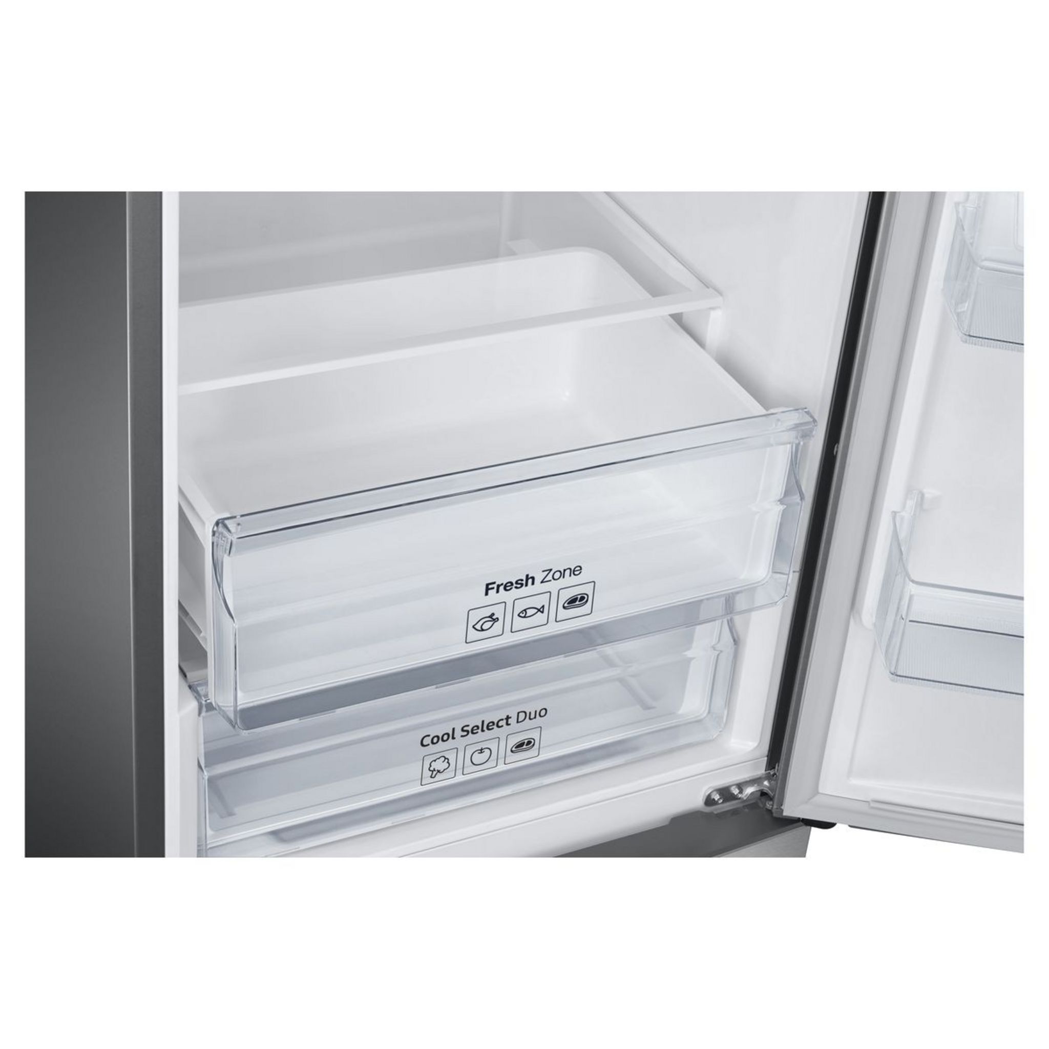 Voir la diapositive 7 : SAMSUNG Réfrigérateur combiné RB37J501MSA, 353 L, Froid ventilé No frost