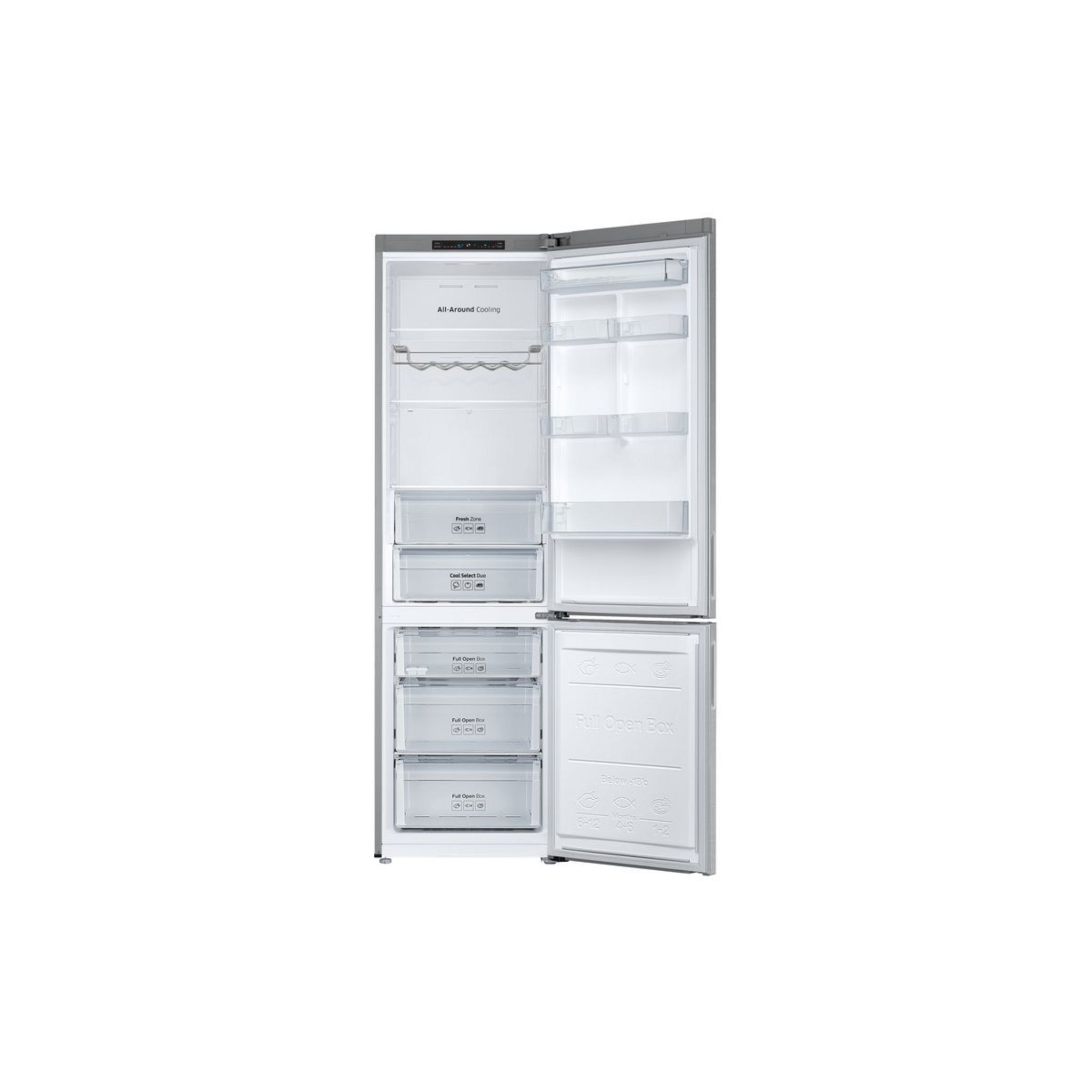 Voir la diapositive 8 : SAMSUNG Réfrigérateur combiné RB37J501MSA, 353 L, Froid ventilé No frost