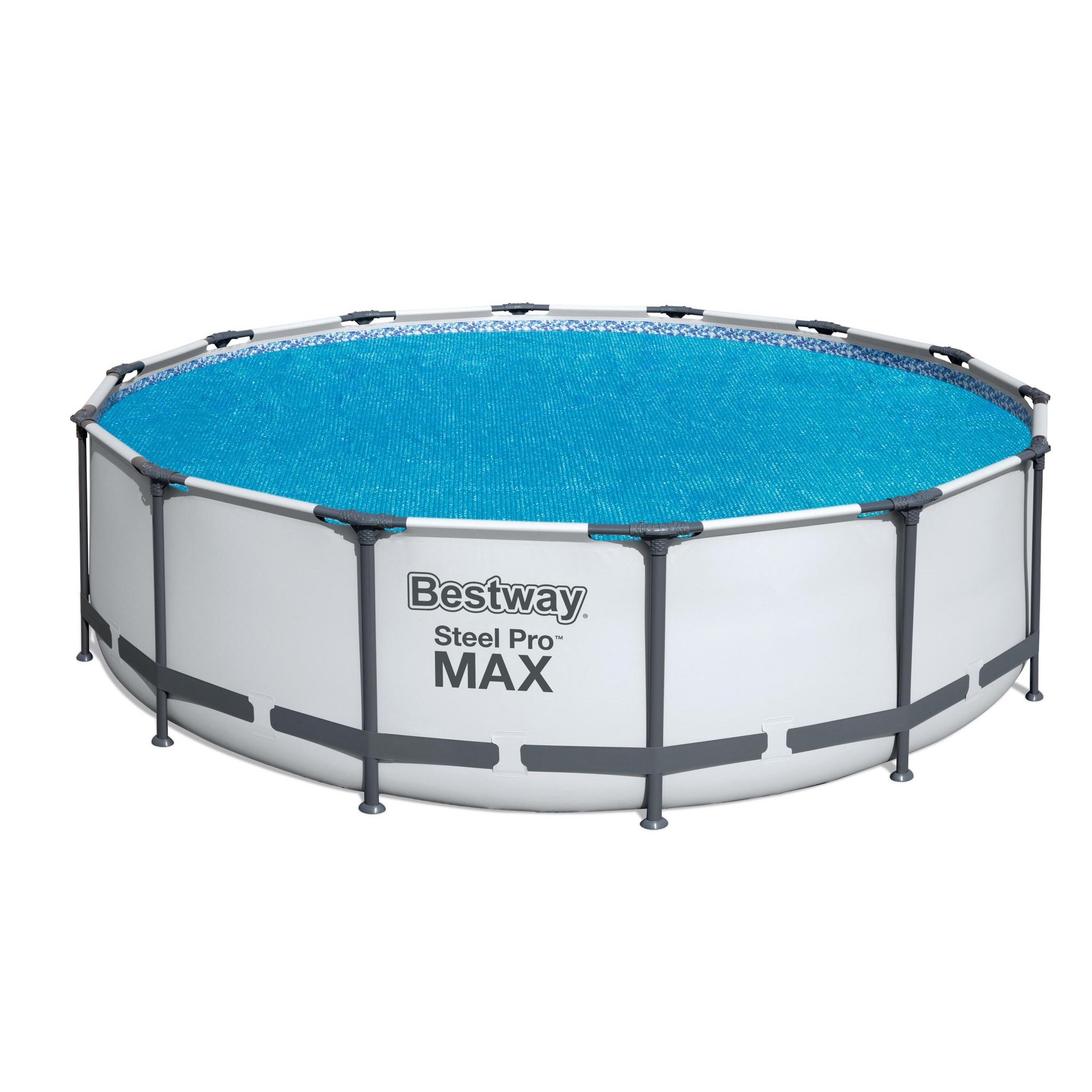 Voir la diapositive 3 : BESTWAY Bâche solaire ronde 417 cm pour piscine ronde de 427 à 457 cm