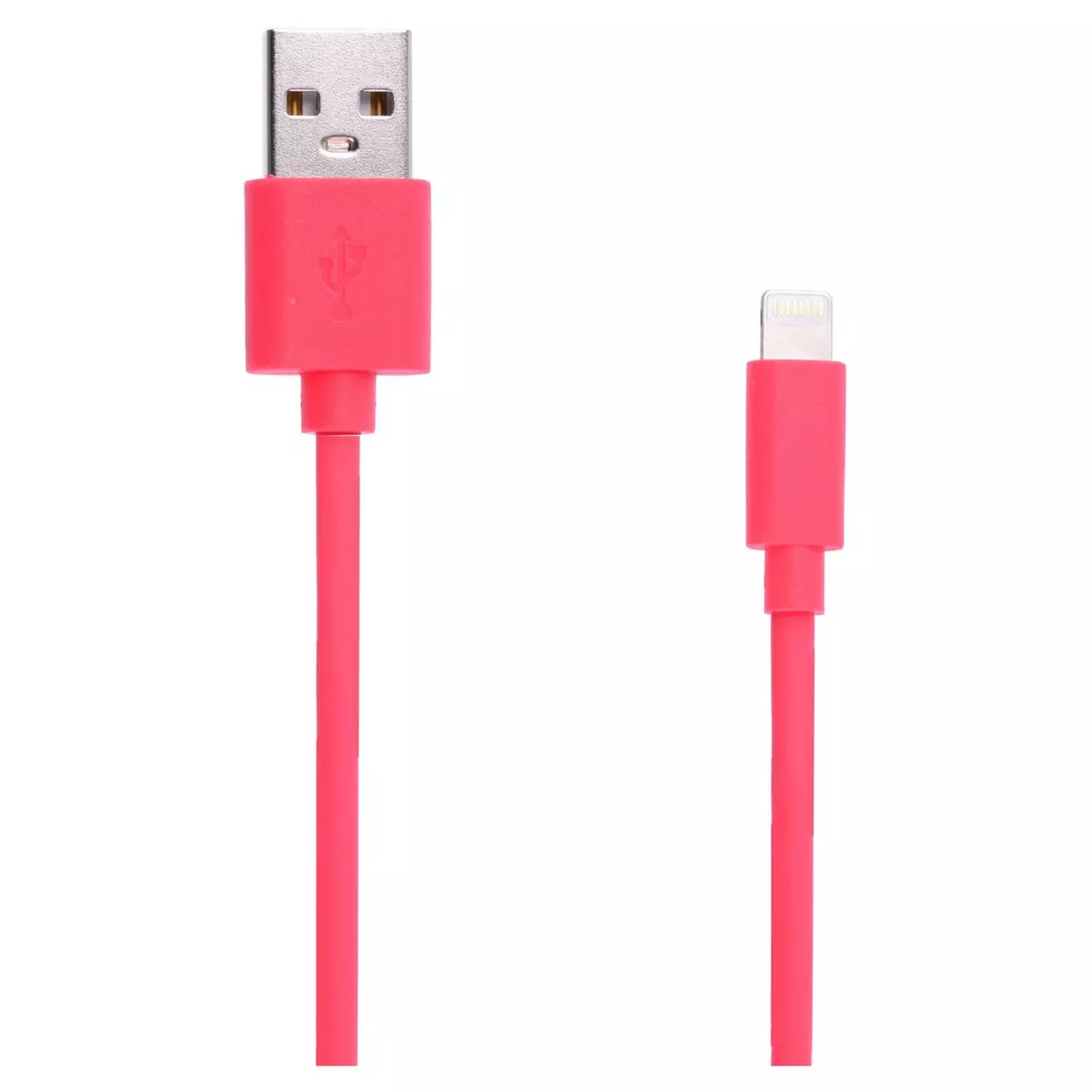 QILIVE Câble de charge USB vers Micro USB - Mâle/mâle - 1.2 m - Rouge