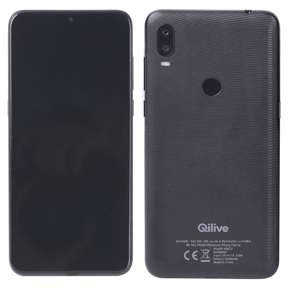QILIVE Smartphone 6.2 Q3 20   32 Go 6.2 pouces Noir 4G Double NanoSim