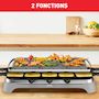 Voir la diapositive 6 : TEFAL Appareil à raclette 10 personnes PR457B12 - Gris
