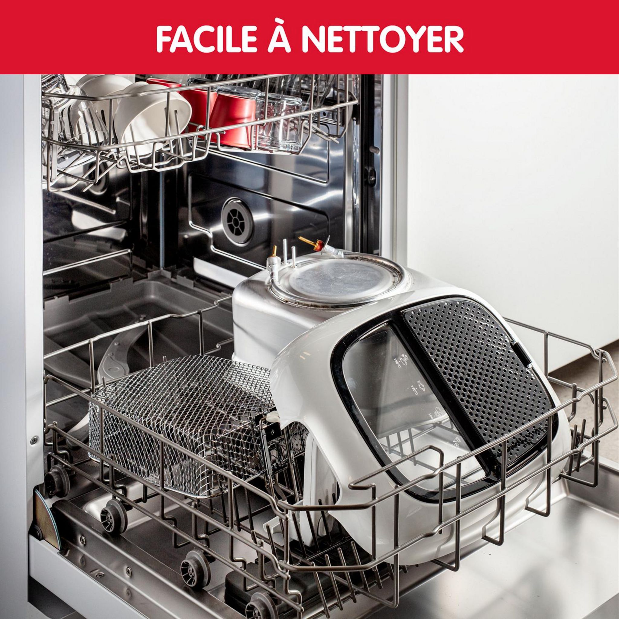 Voir la diapositive 2 : MOULINEX Friteuse électrique Uno AM314010 - Blanc